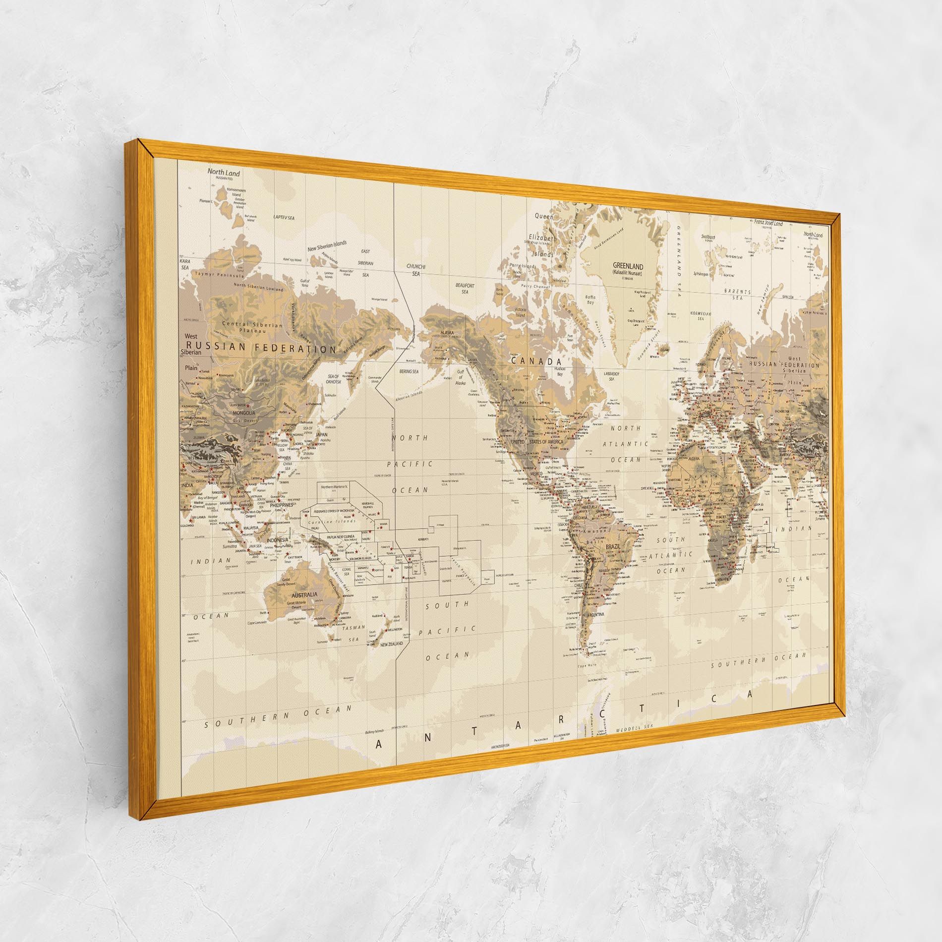 Old Canada Map mockup 1