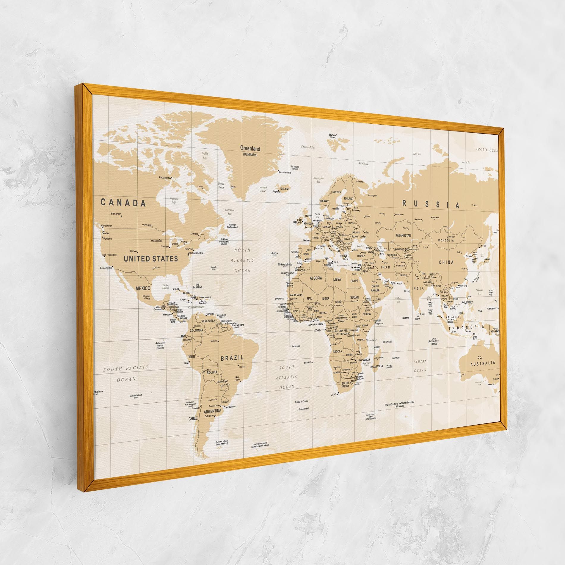 World Old Map mockup 1