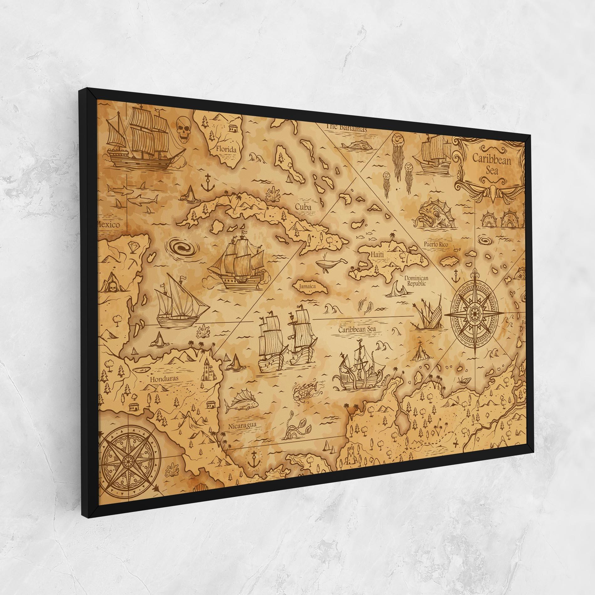 Tablou Canvas Caribbean Sea mockup 1