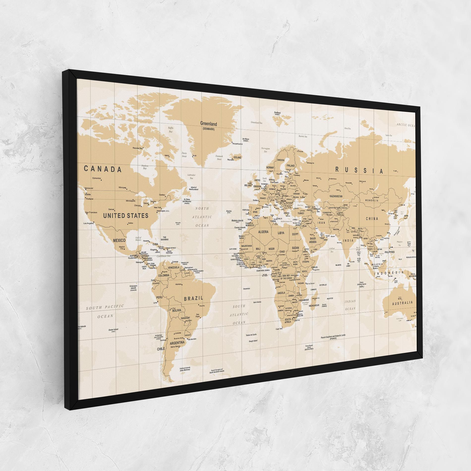 World Old Map mockup 1
