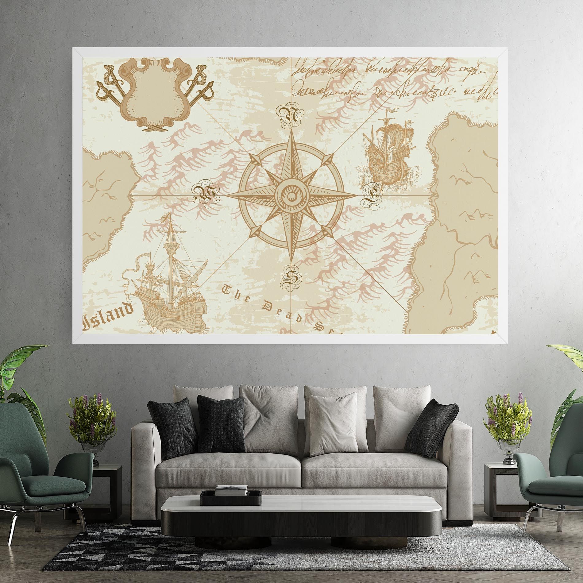 Cream Compass mockup 7