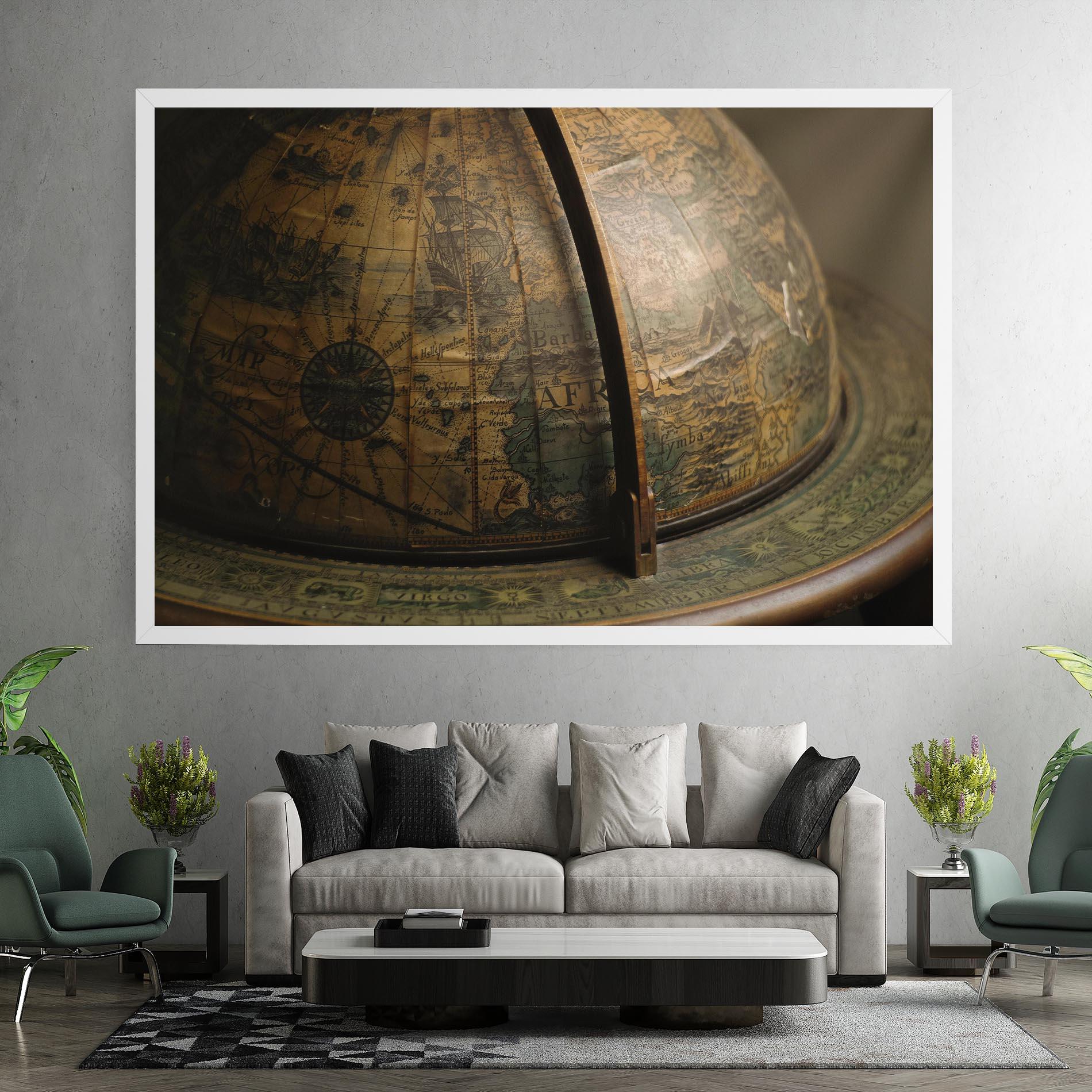 Tablou Canvas Globe Map mockup 7