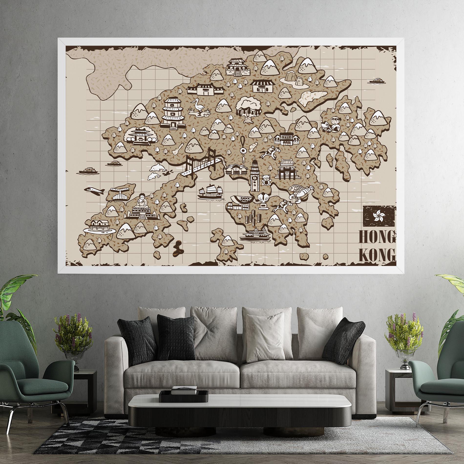 Tablou Canvas Hong Kong mockup 7