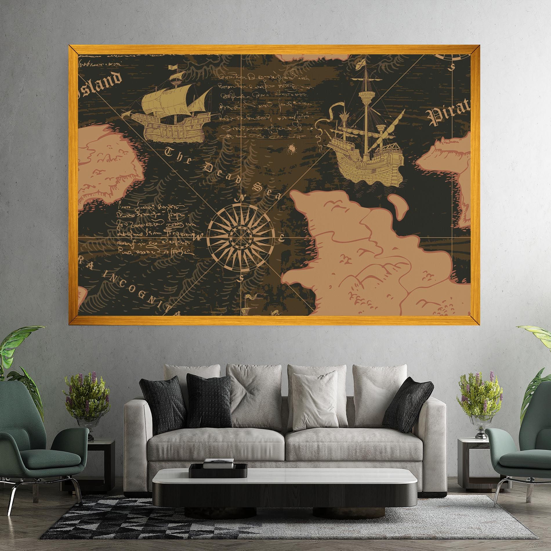 Cool Old Map mockup 7