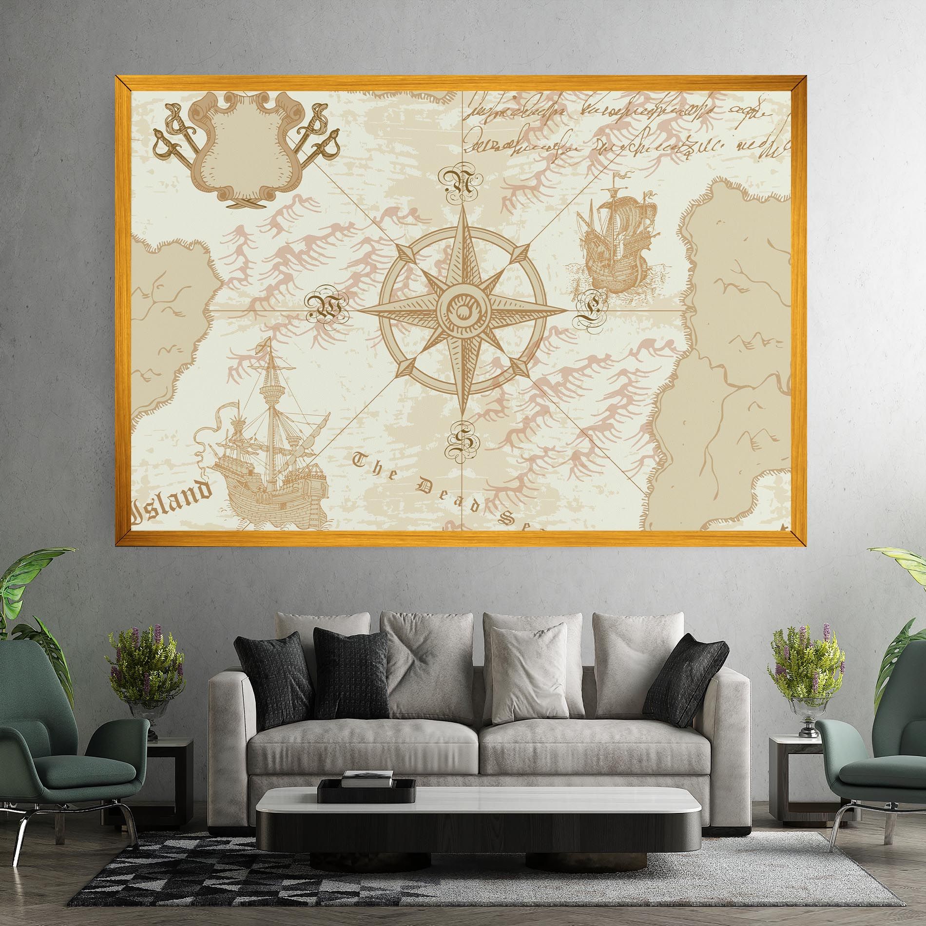 Cream Compass mockup 7
