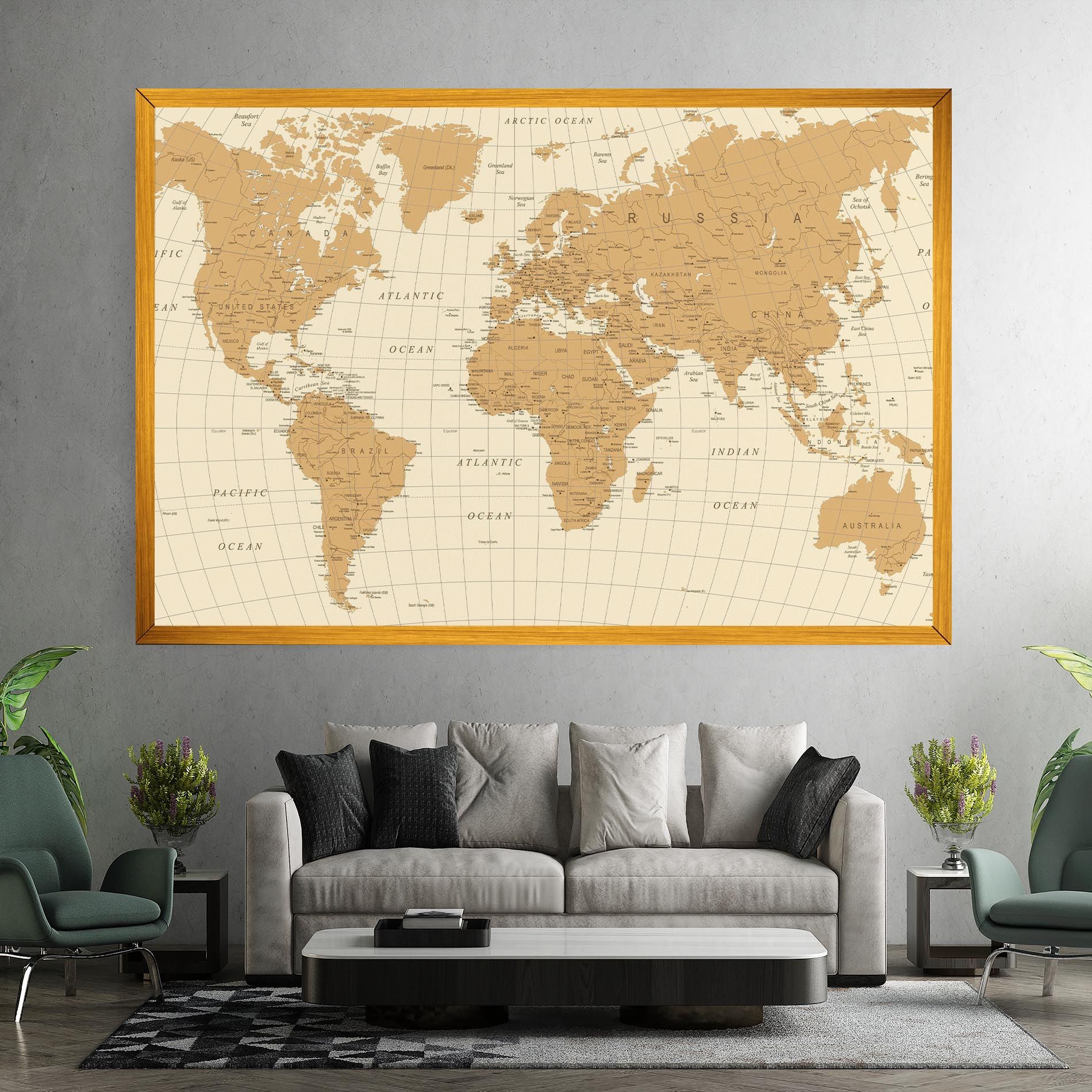 Old Map Cream mockup 7