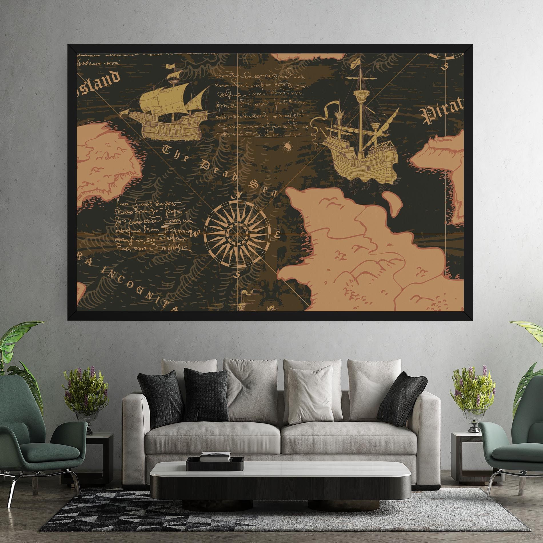 Cool Old Map mockup 7