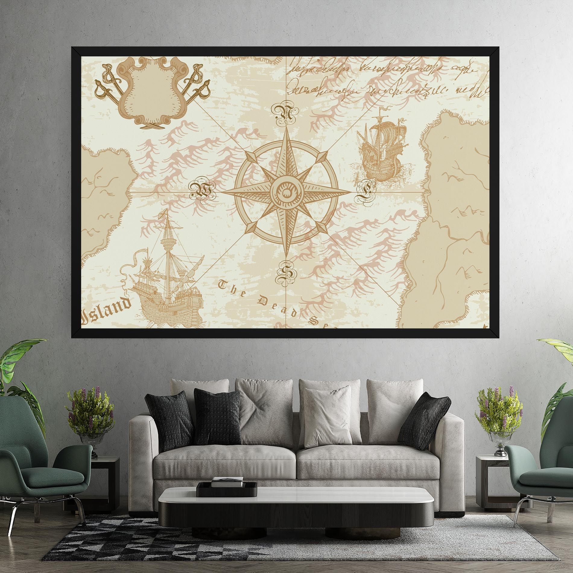 Cream Compass mockup 7