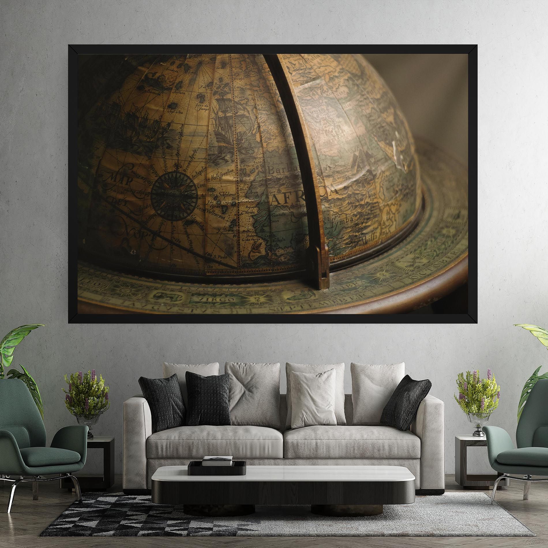 Globe Map mockup 7