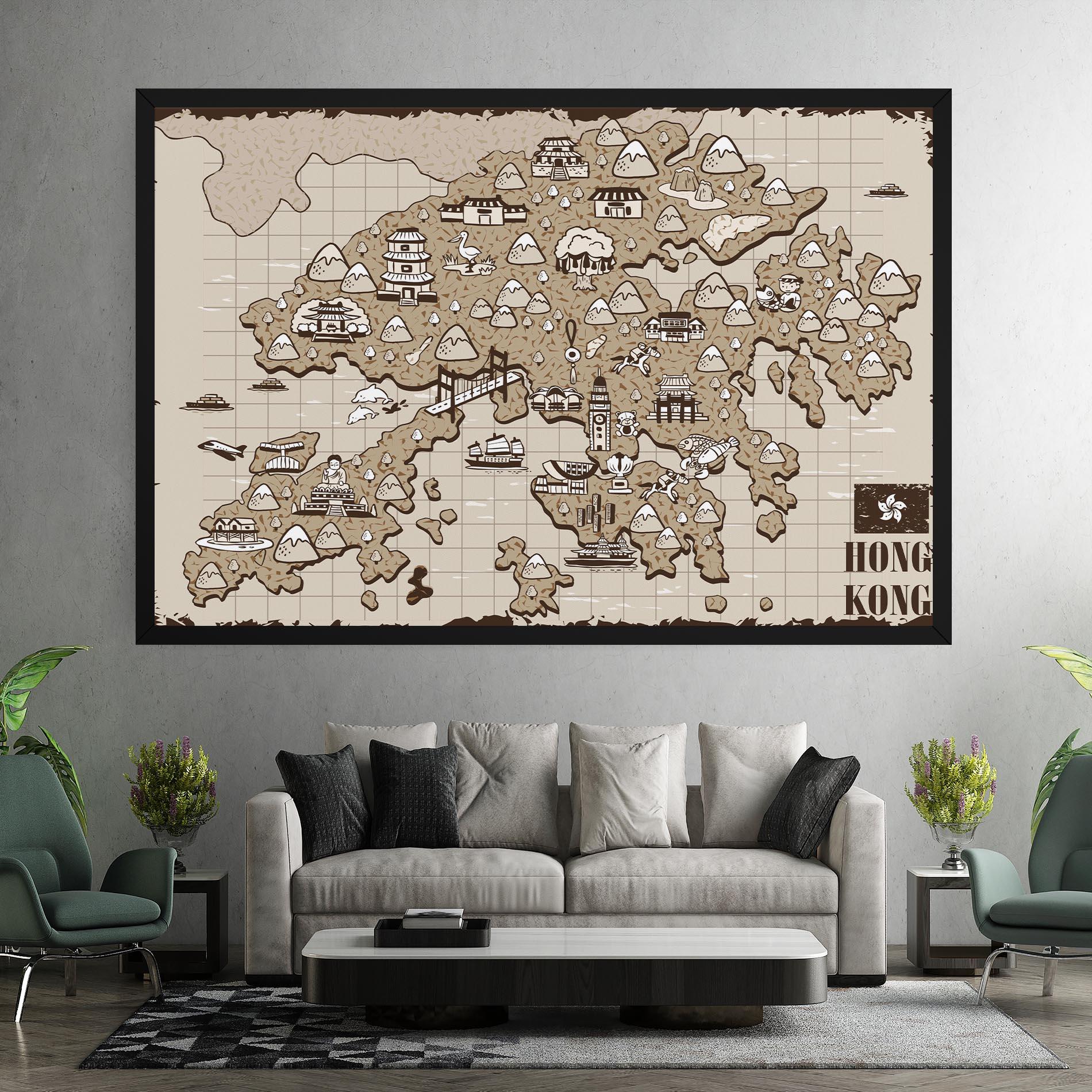 Tablou Canvas Hong Kong mockup 7