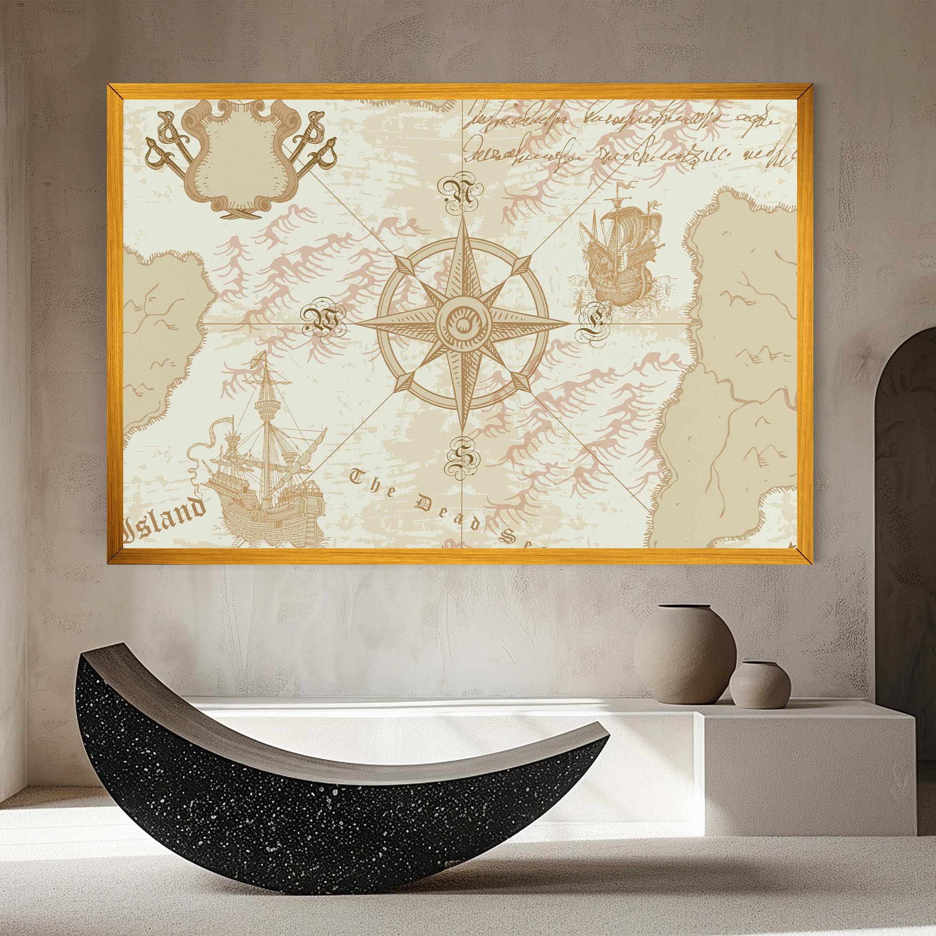 Cream Compass mockup 8