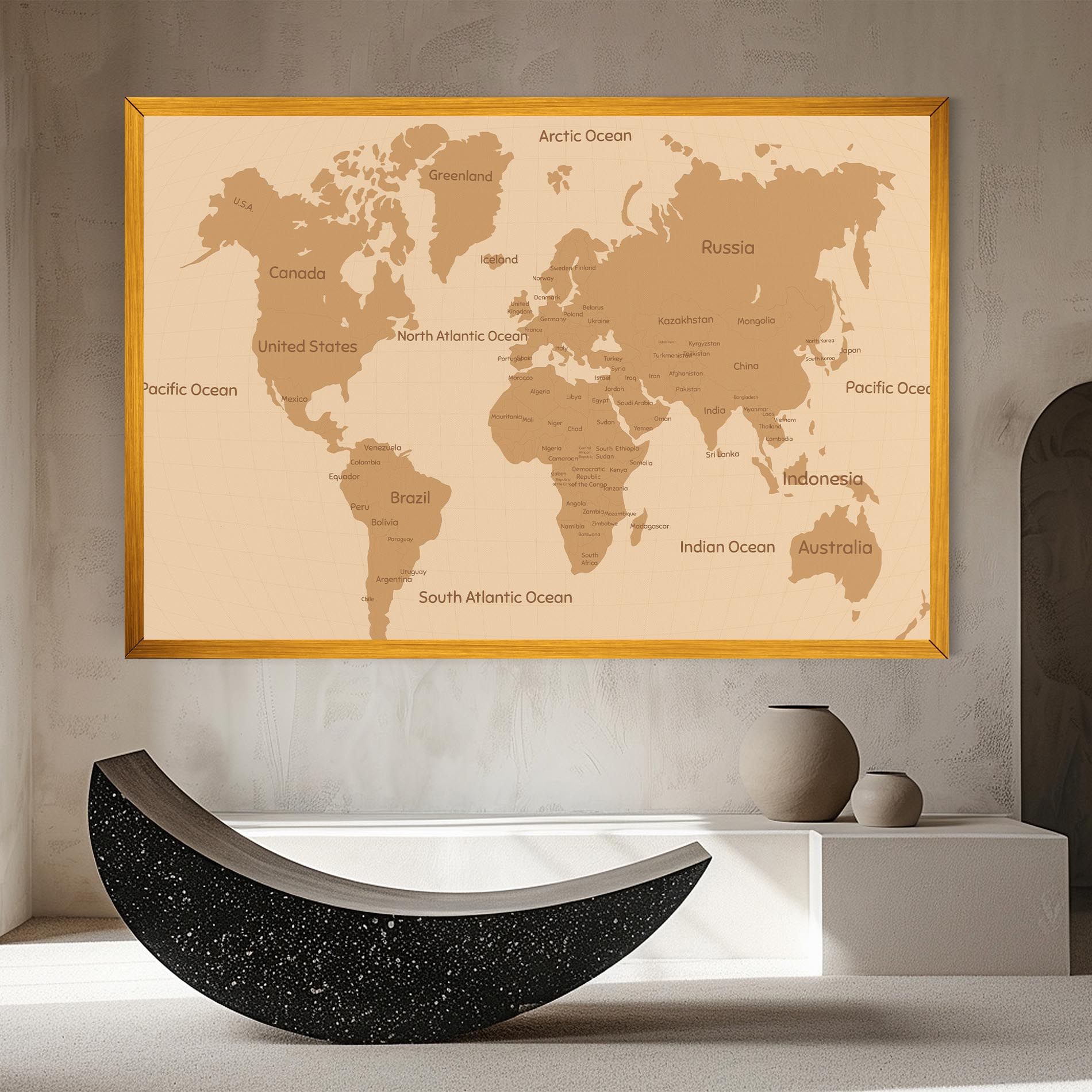 Ocean Old Map mockup 8