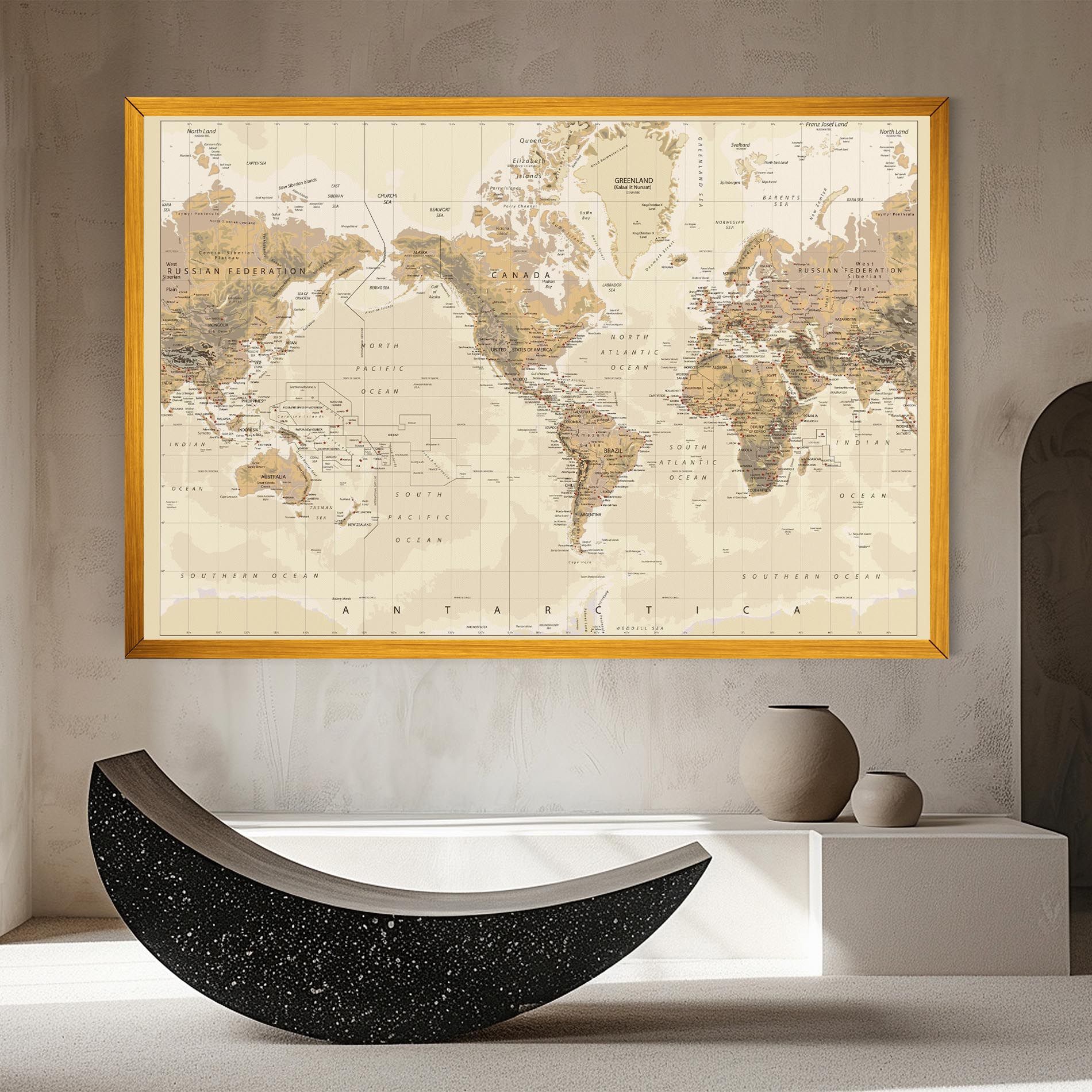 Old Canada Map mockup 8