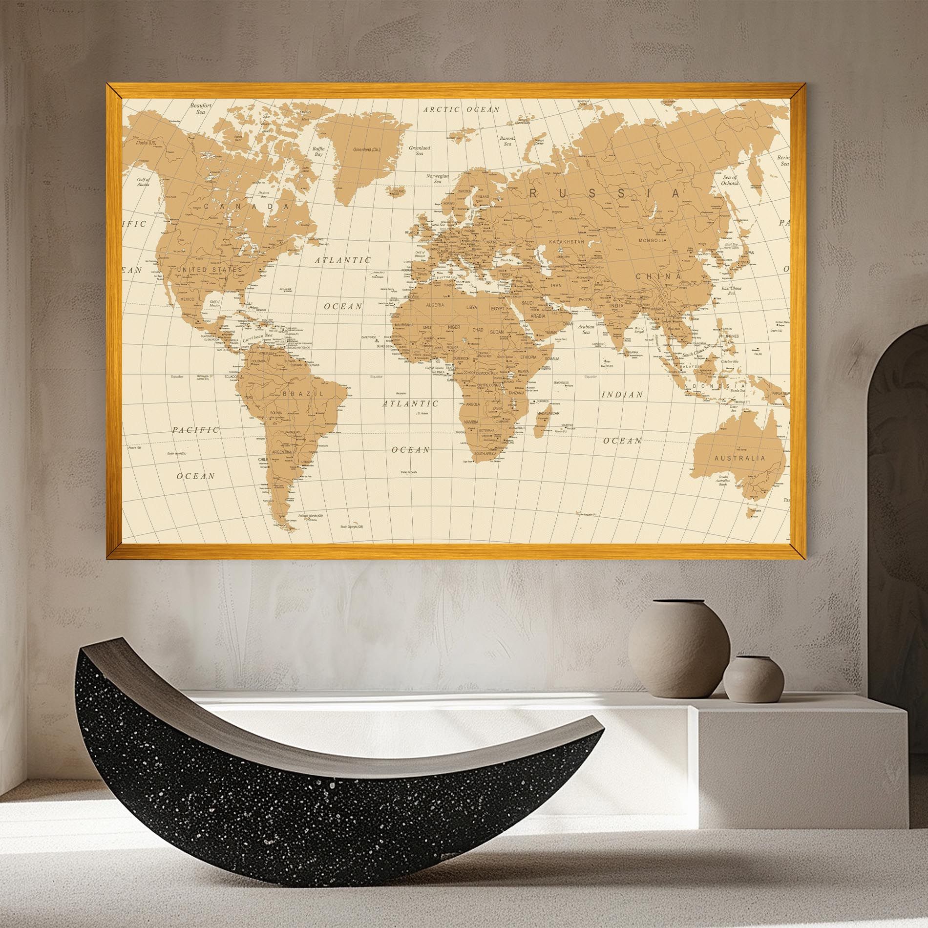 Old Map Cream mockup 8
