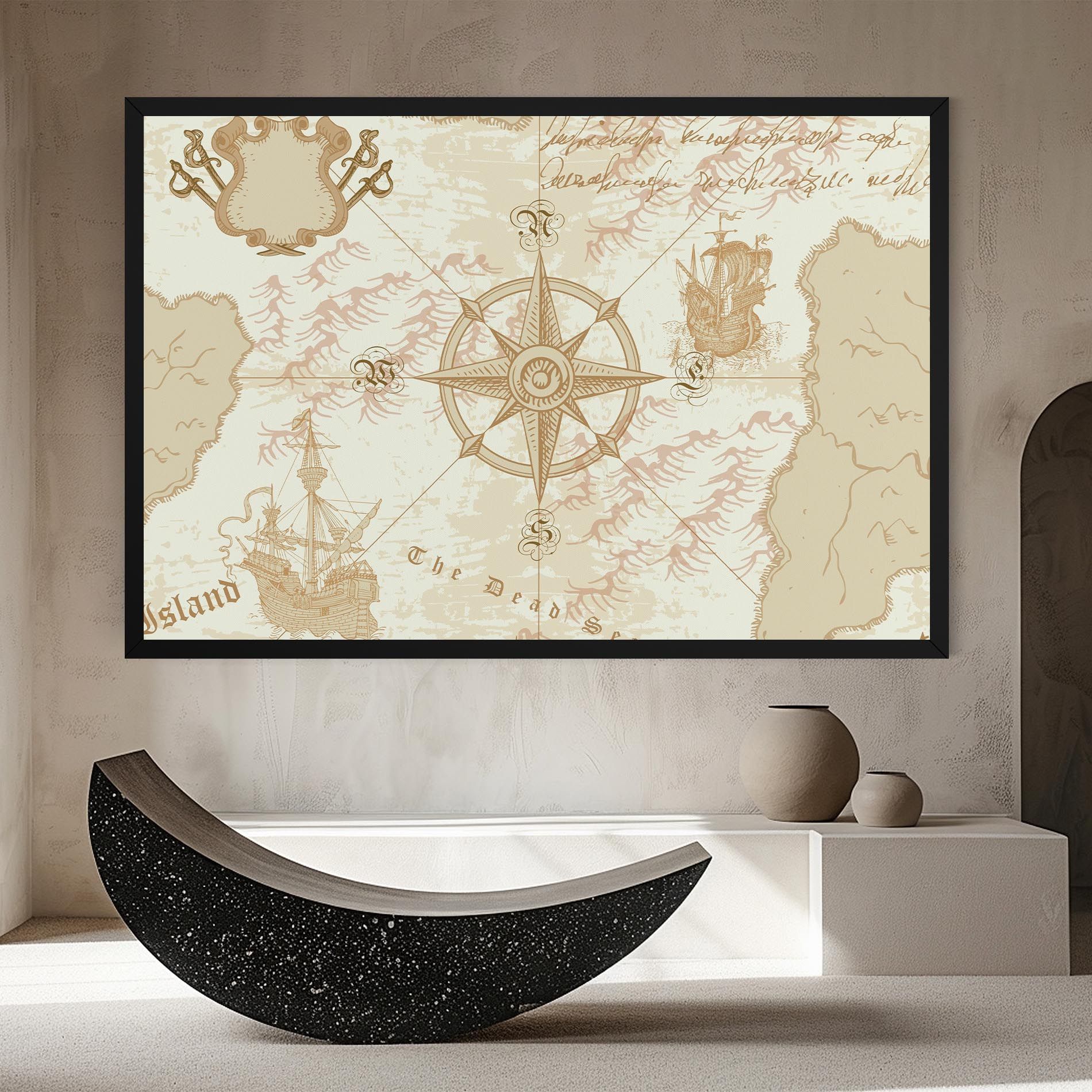 Cream Compass mockup 8