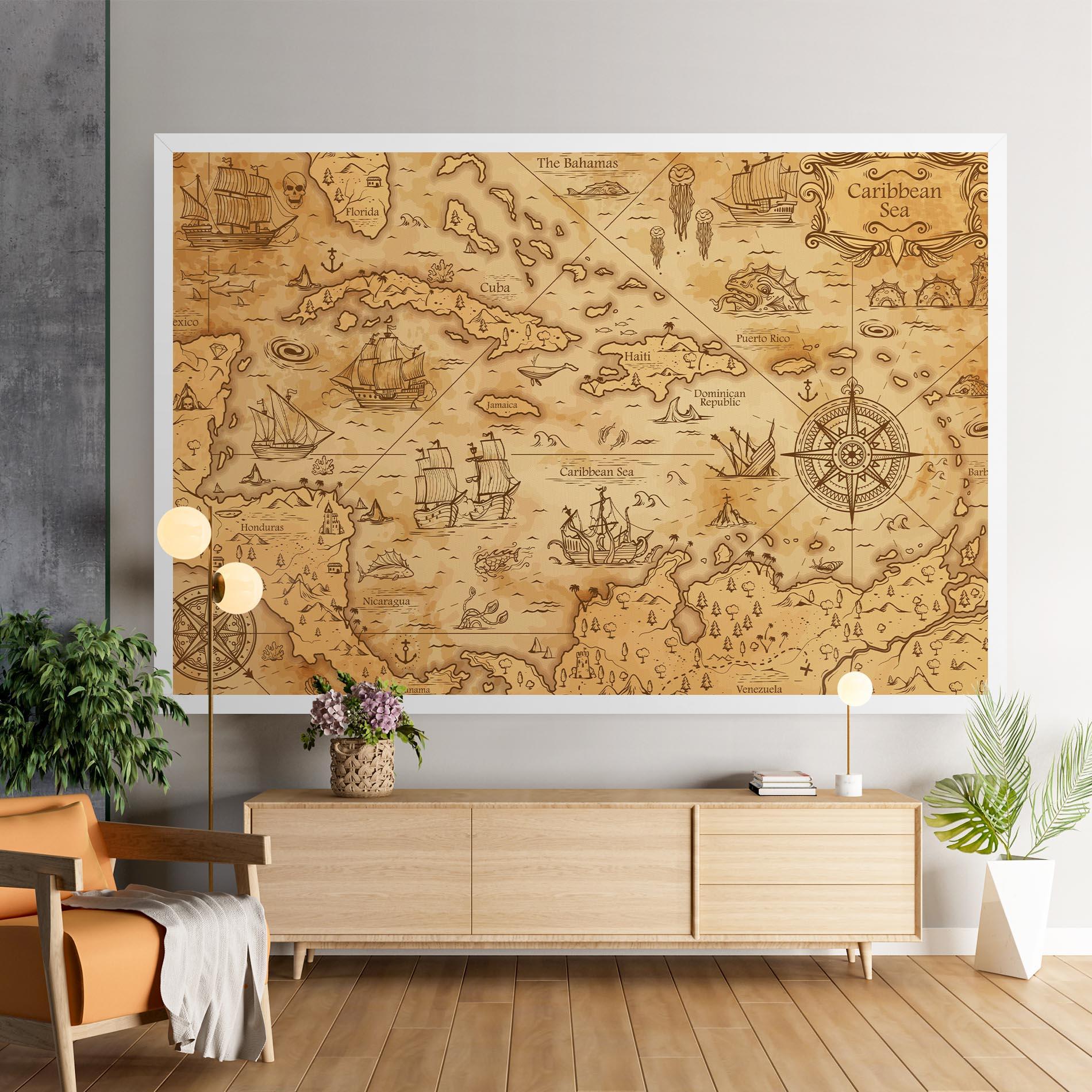 Tablou Canvas Caribbean Sea mockup 9