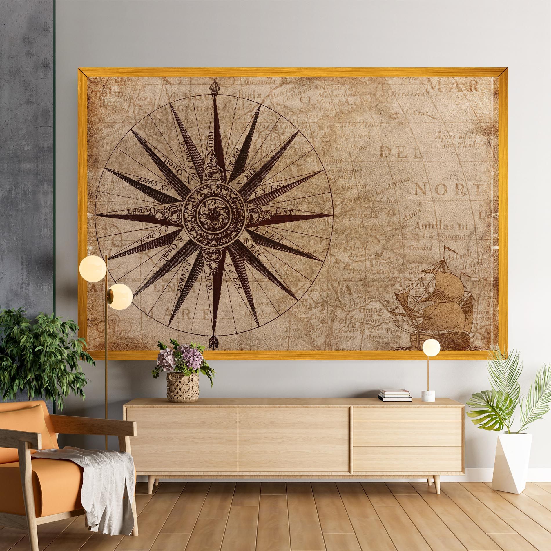 Vintage Map mockup 9