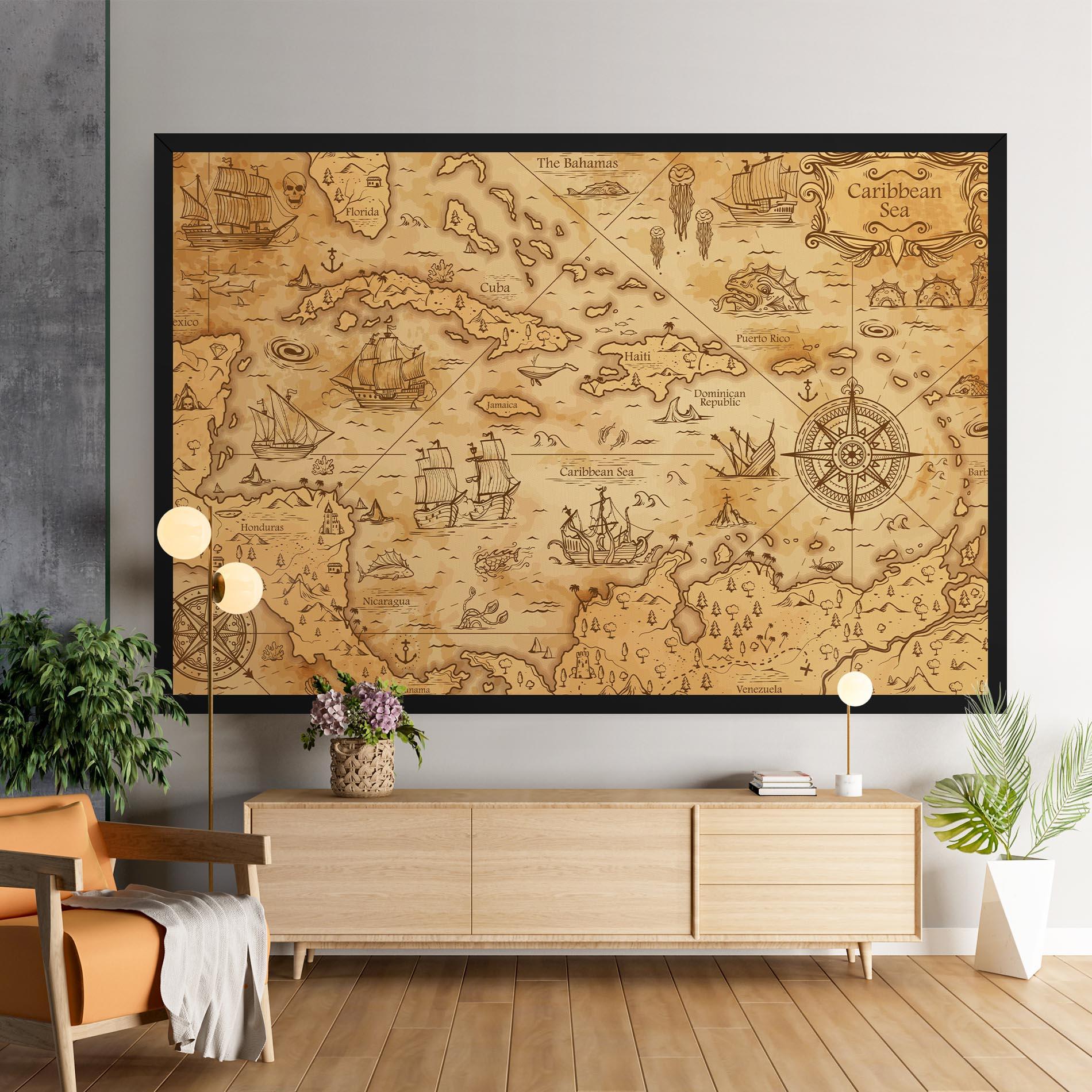 Tablou Canvas Caribbean Sea mockup 9