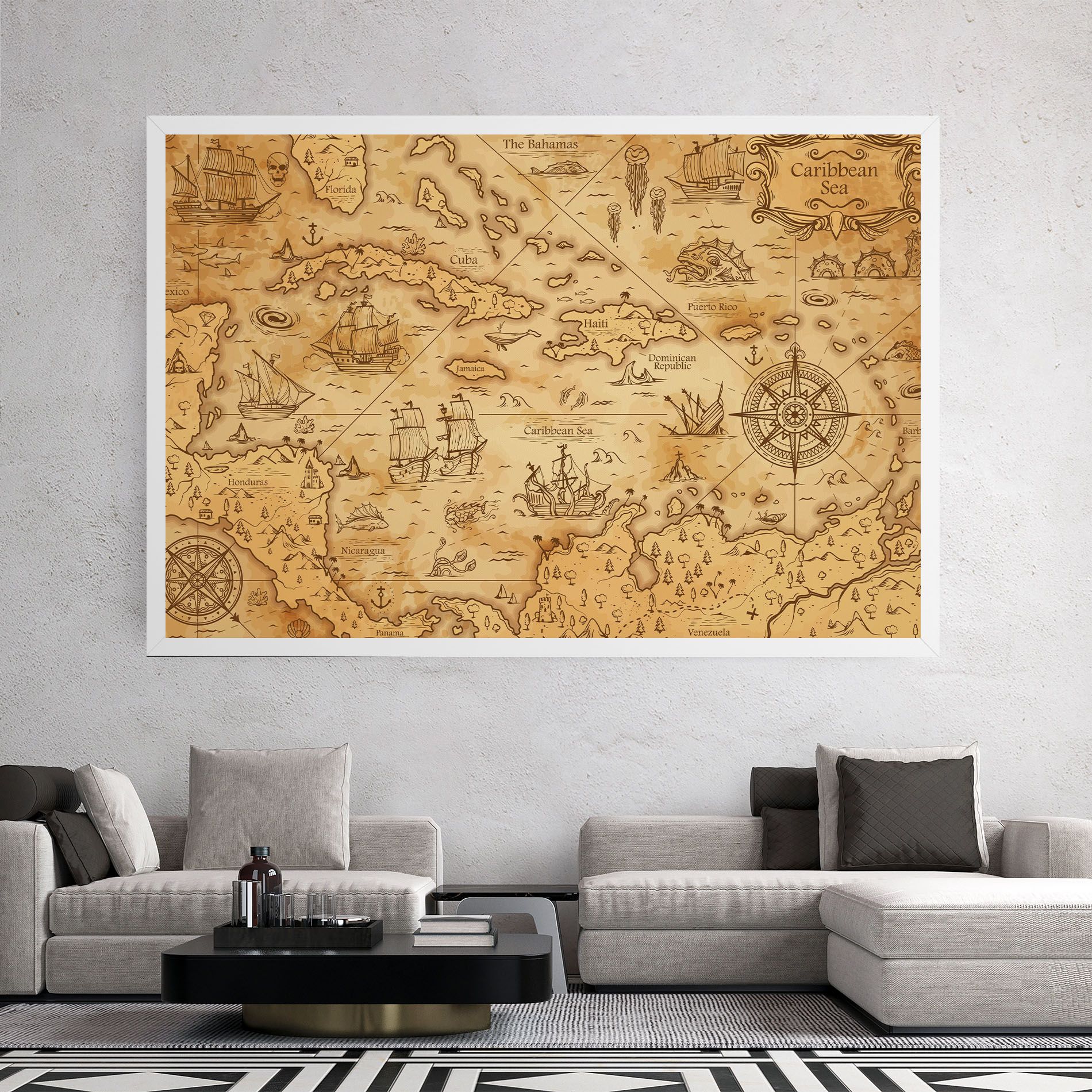 Caribbean Sea mockup 2