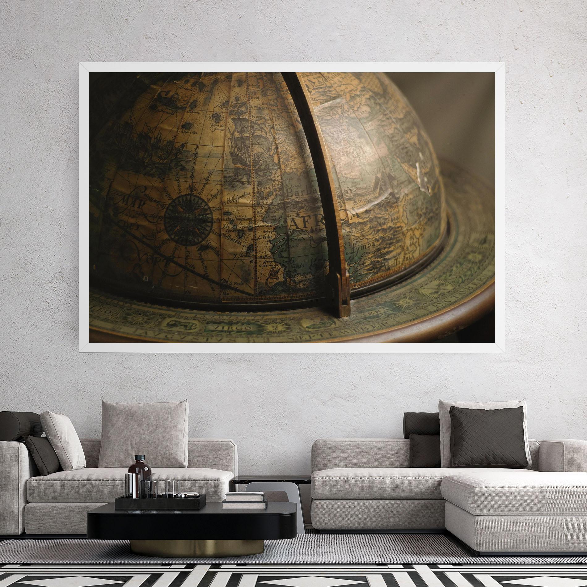 Tablou Canvas Globe Map mockup 2
