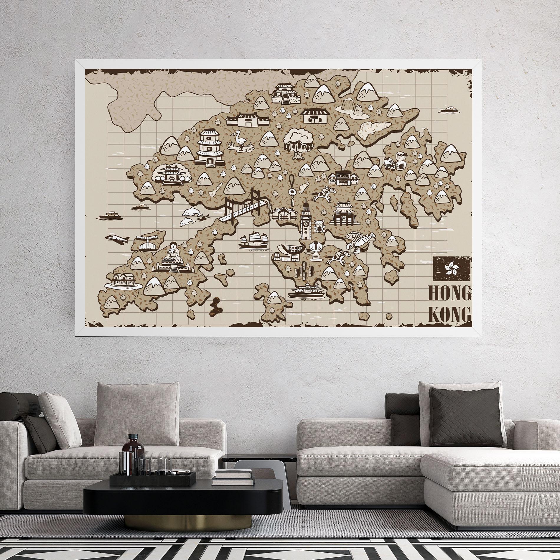 Tablou Canvas Hong Kong mockup 2