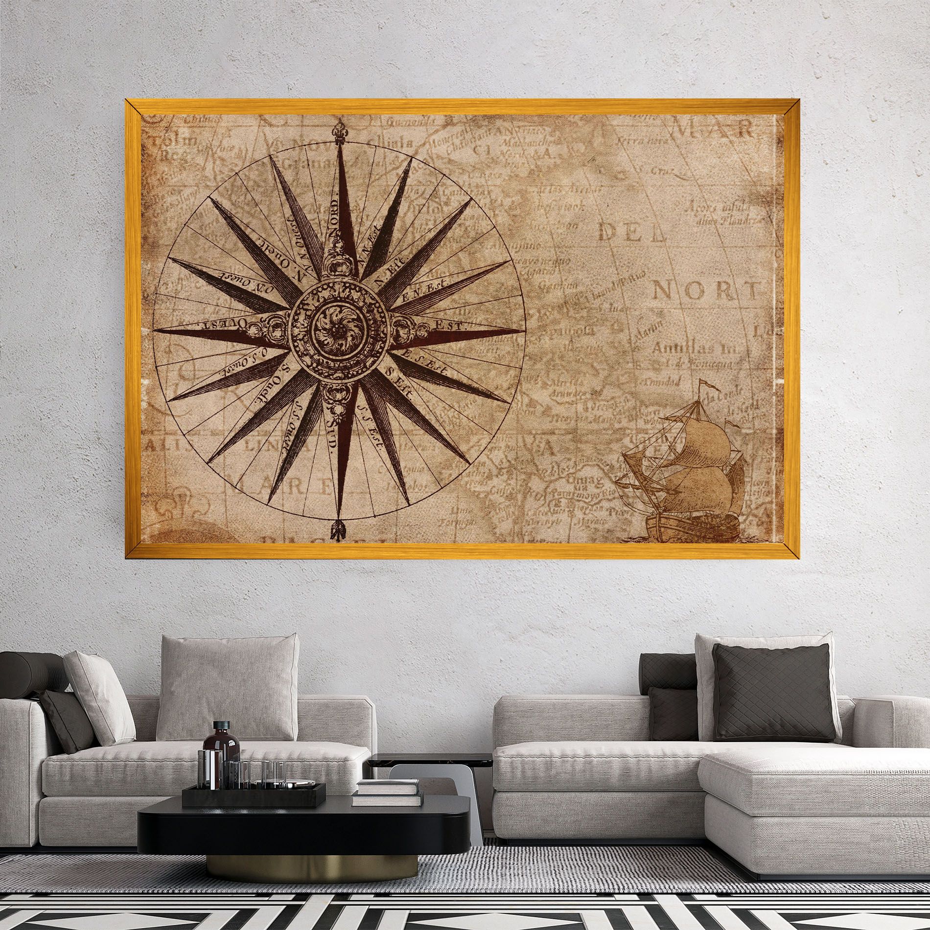 Vintage Map mockup 2