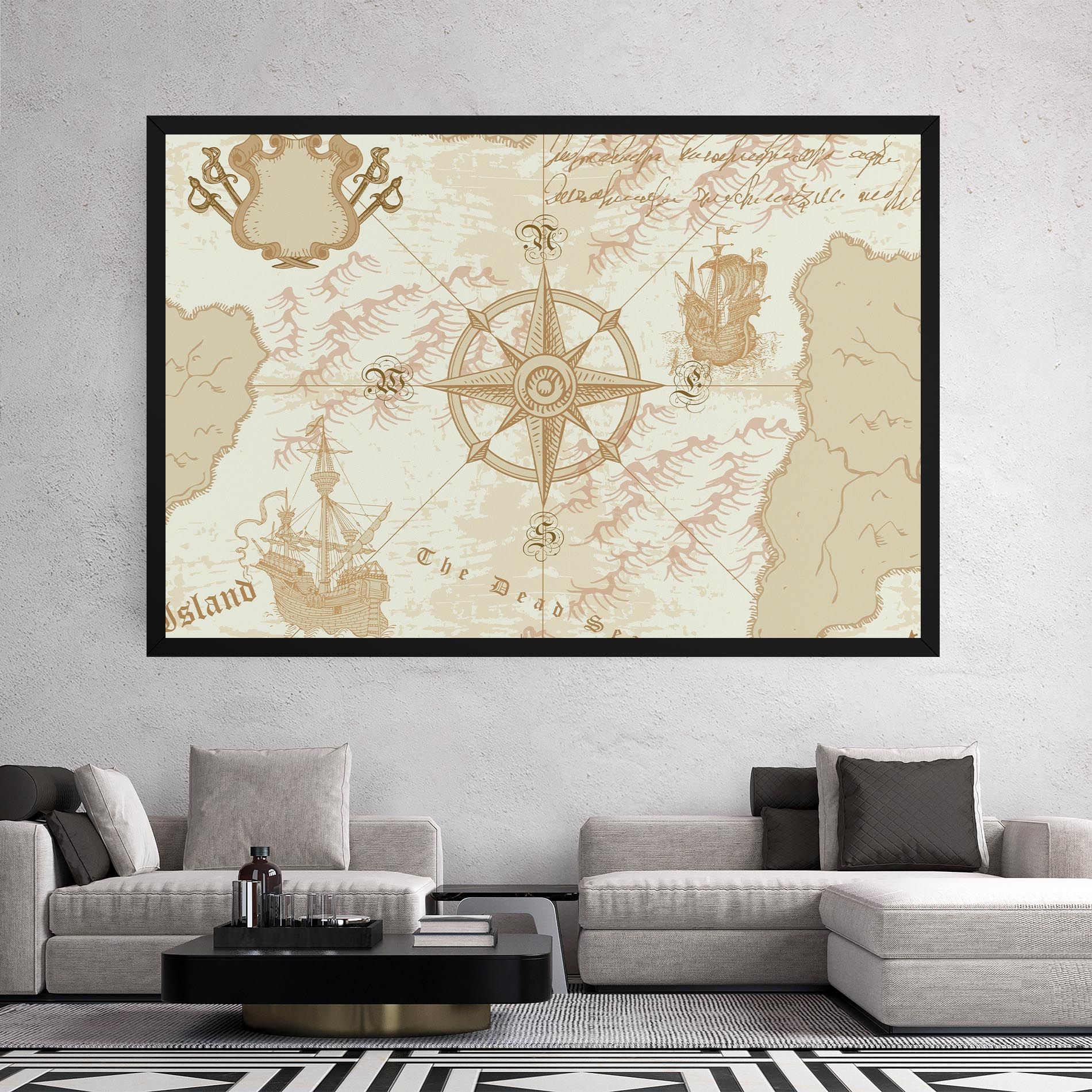 Cream Compass mockup 2