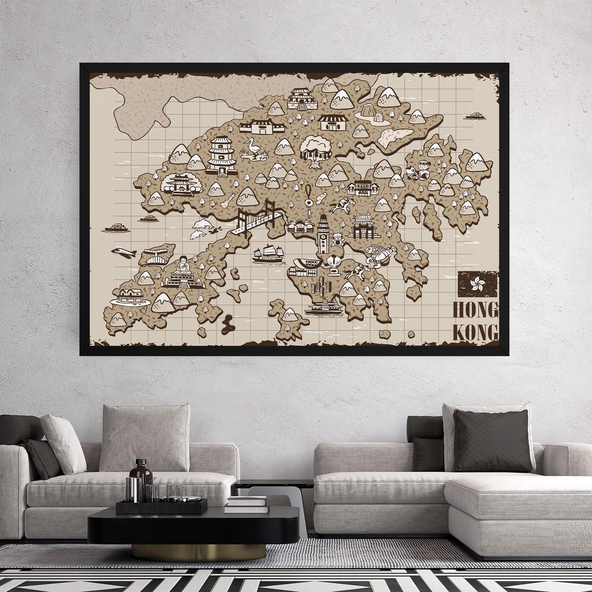 Tablou Canvas Hong Kong mockup 2