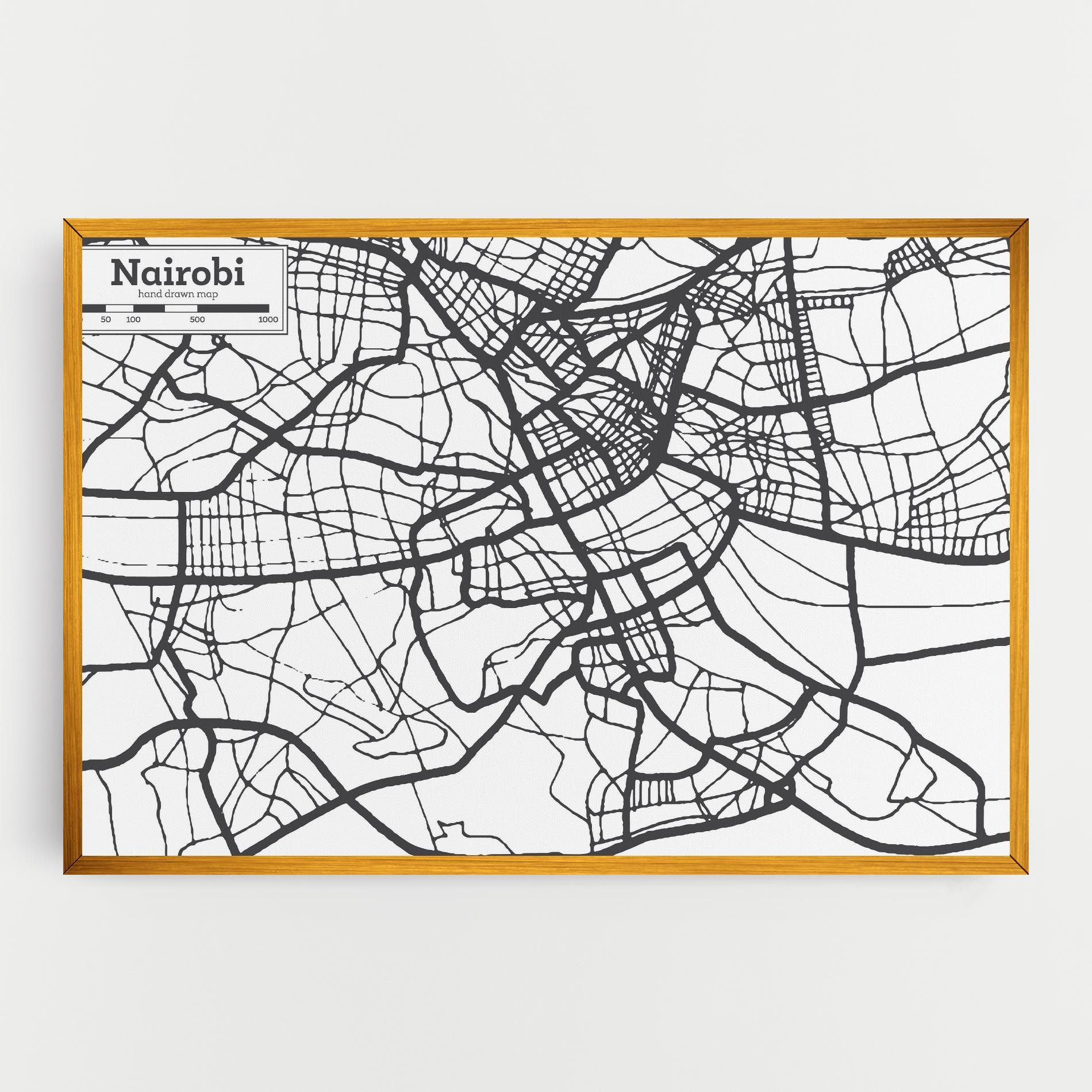 Nairobi Map mockup 0