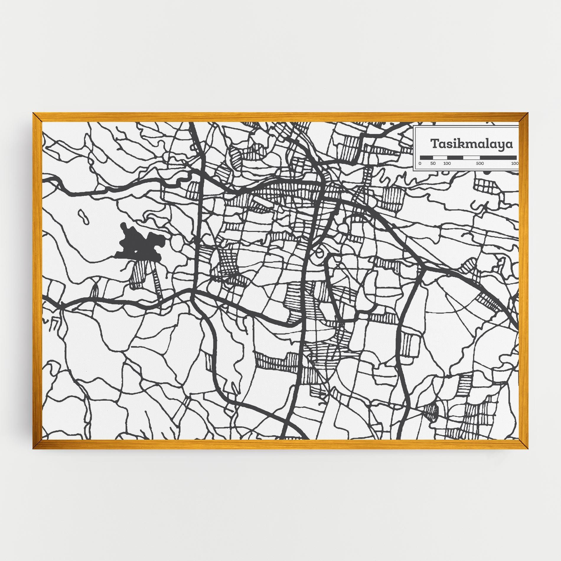 Tasikmalaya Map mockup 0