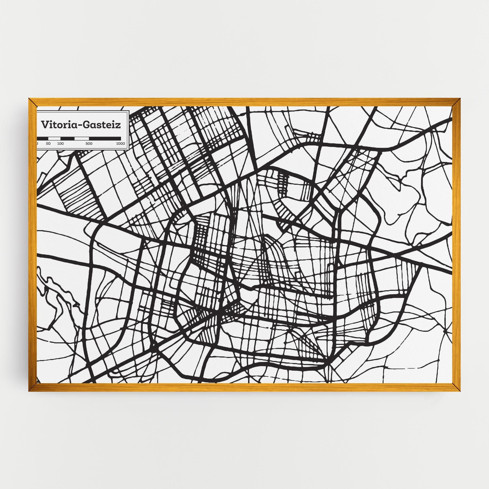 Vitoria Gasteiz Map mockup 0