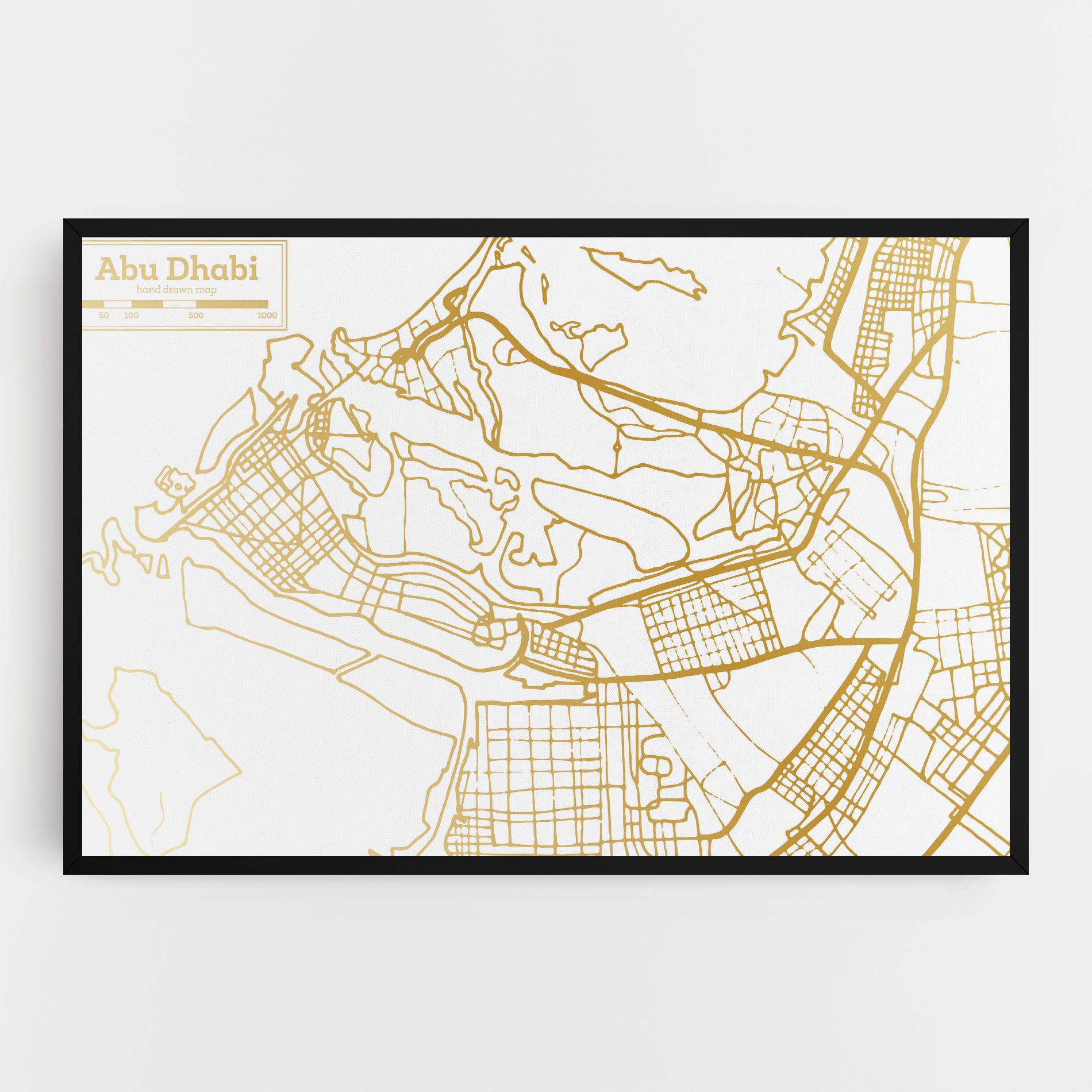 Abu Dhabi Map mockup 0