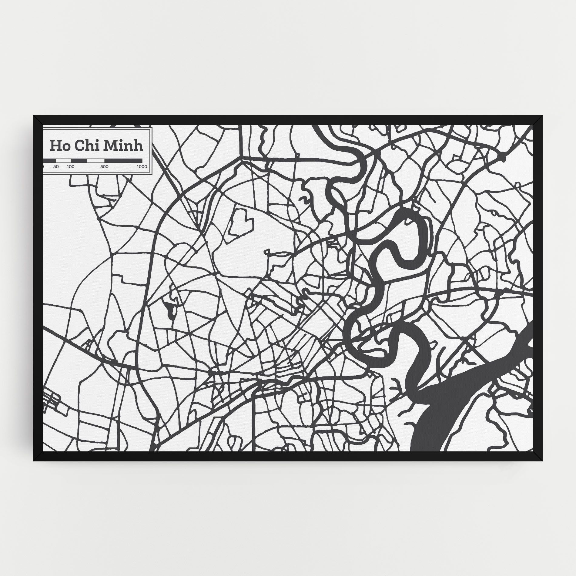Ho Chi Minh Map mockup 0