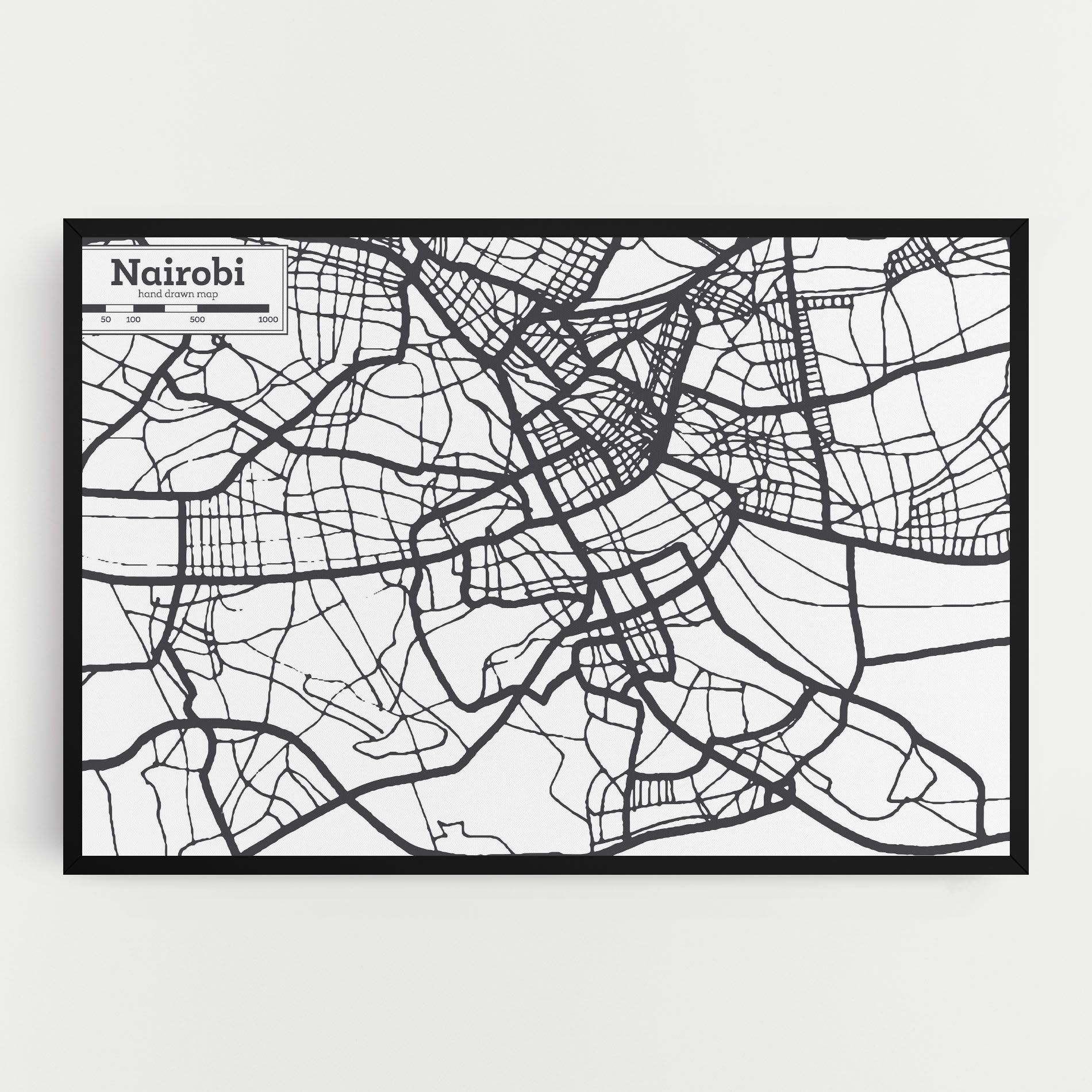 Nairobi Map mockup 0