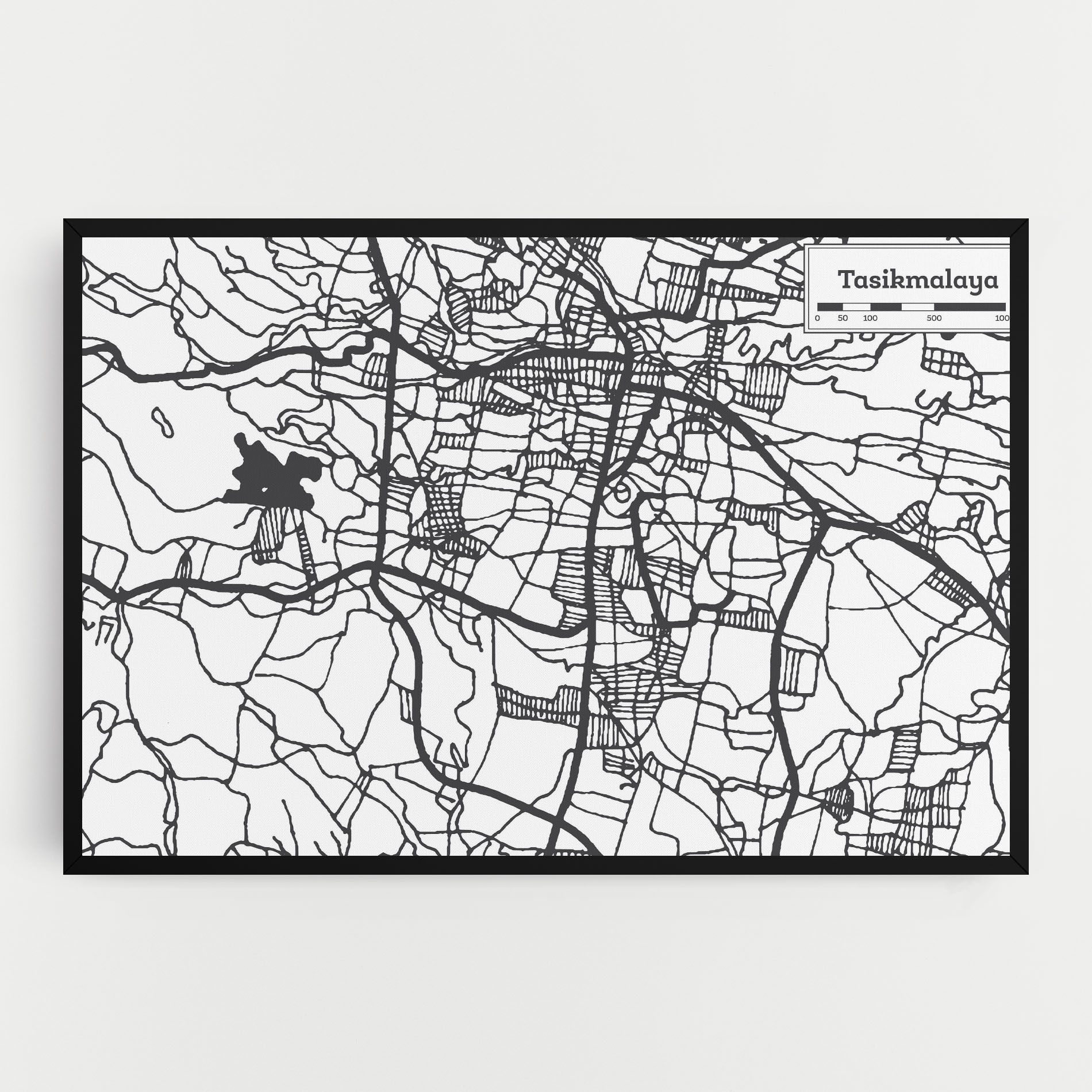 Tasikmalaya Map mockup 0