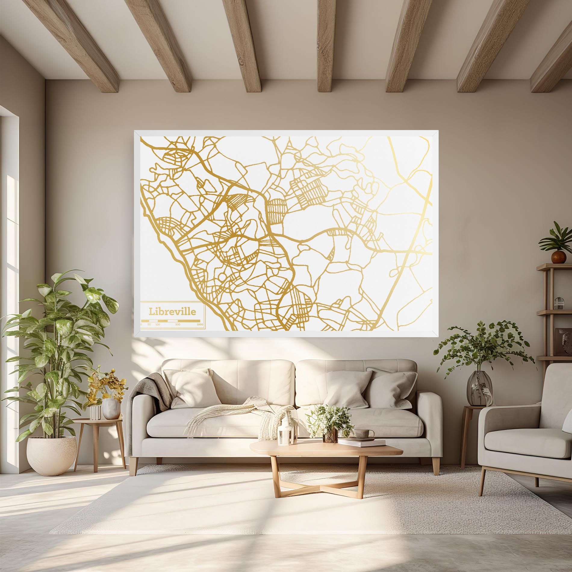 Libreville Gold Map mockup 6