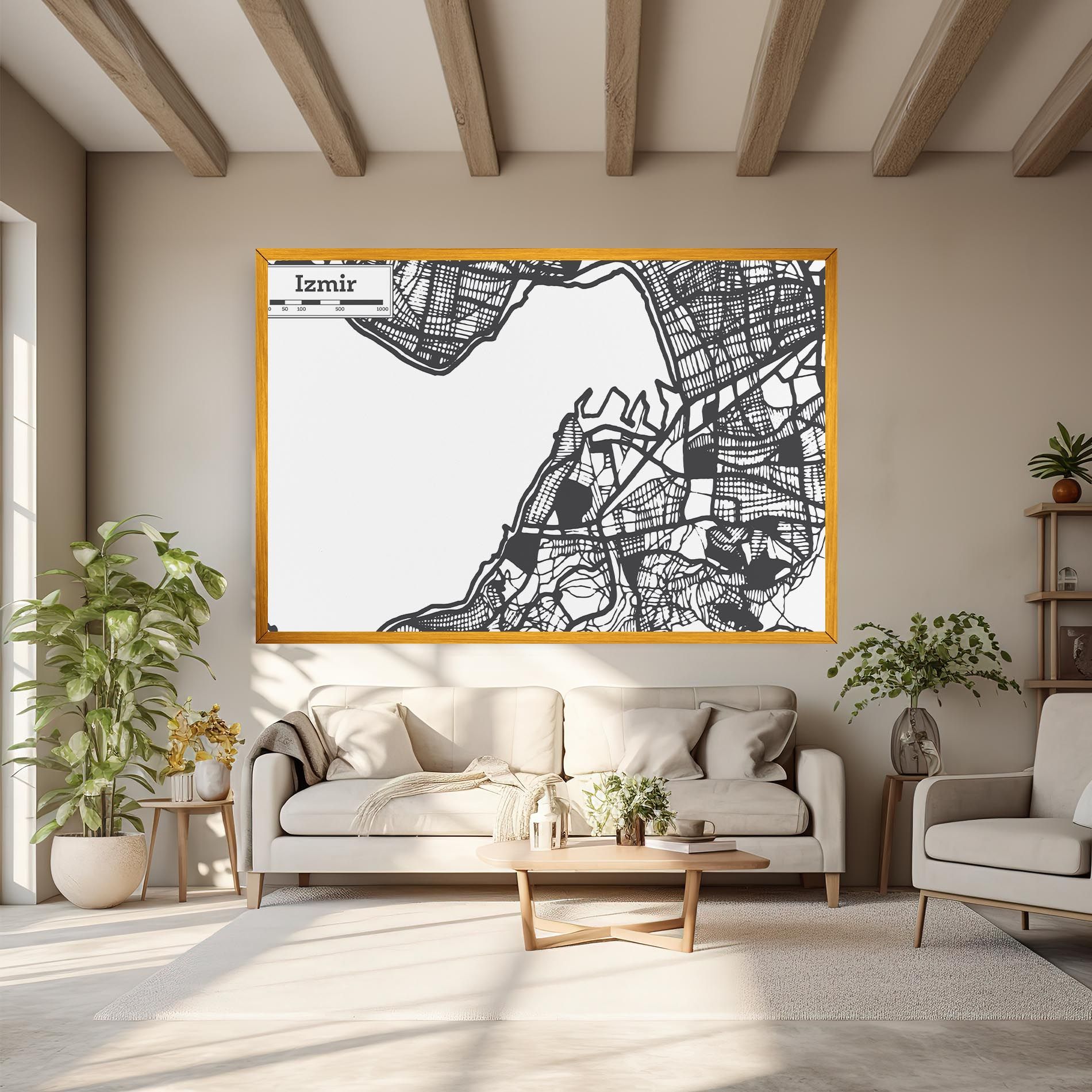 Izmir Map mockup 6