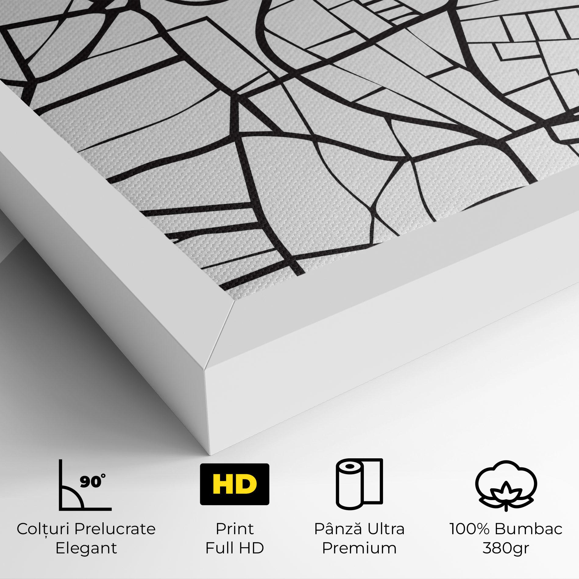Tablou Canvas Berlin Map mockup 4