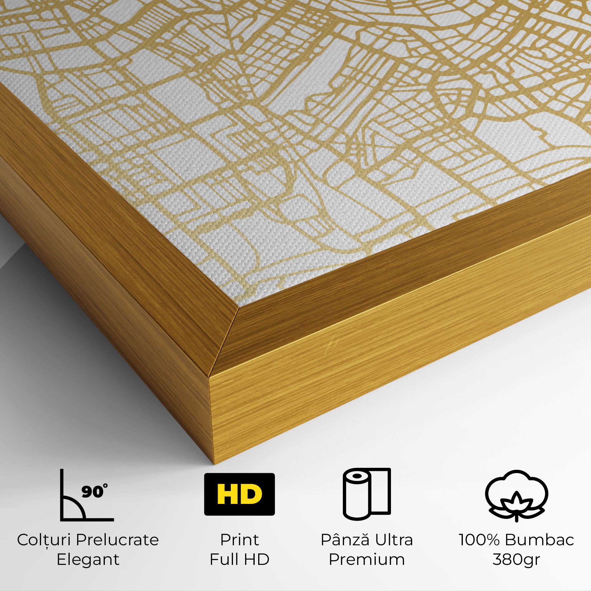 Amsterdam Gold Map mockup 4