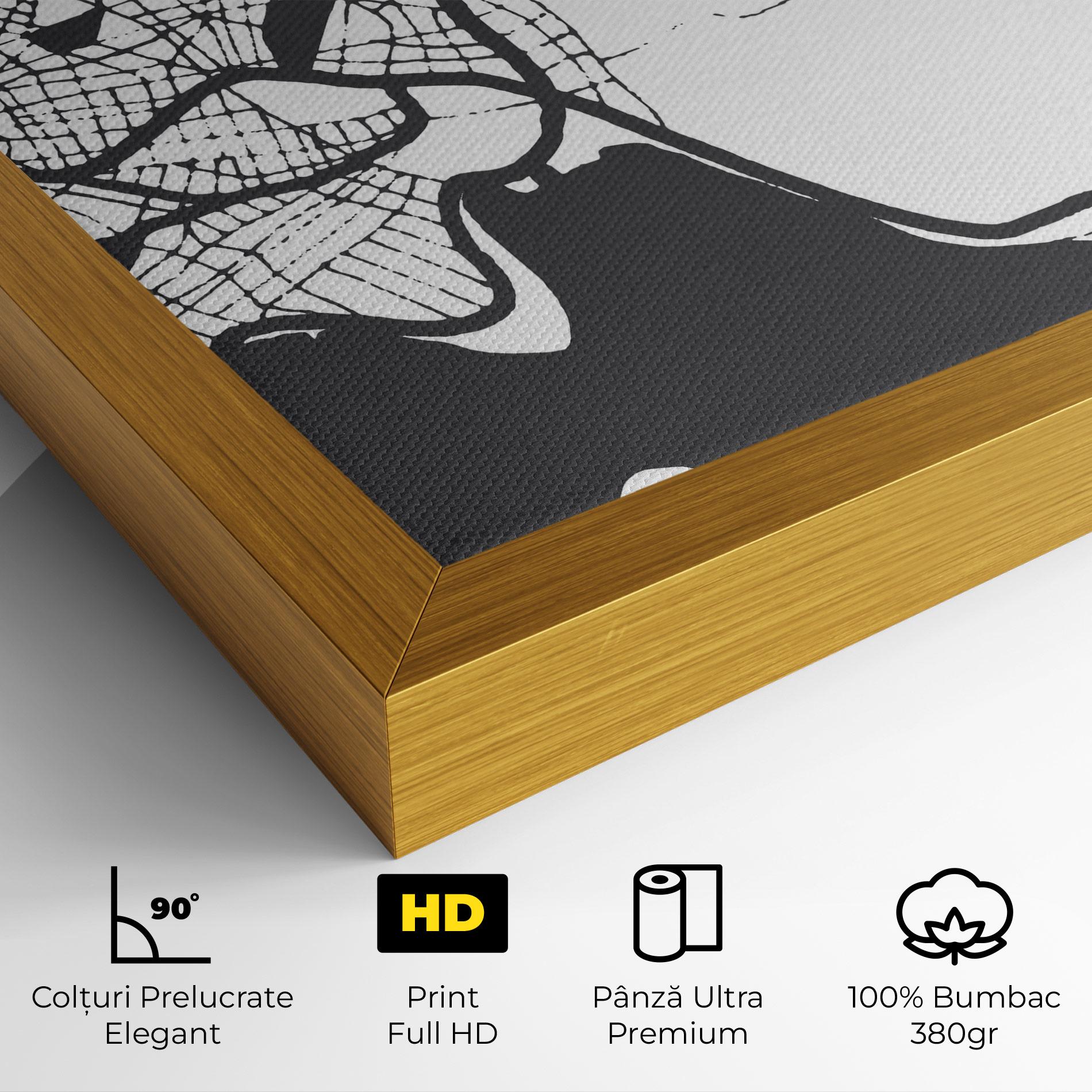Tablou Canvas Chalcis Map mockup 4