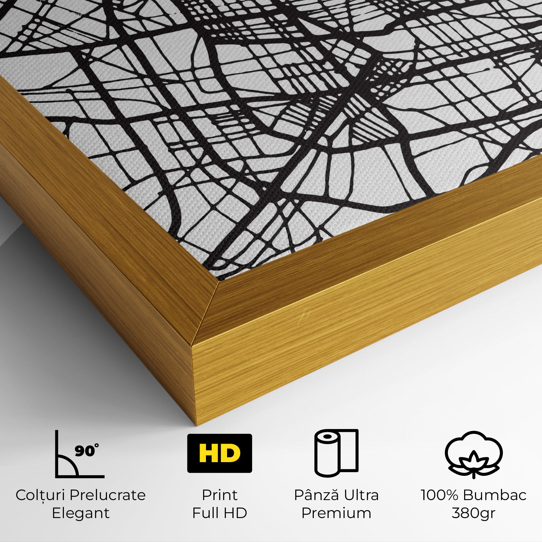 Tablou Canvas Vitoria Gasteiz Map mockup 4