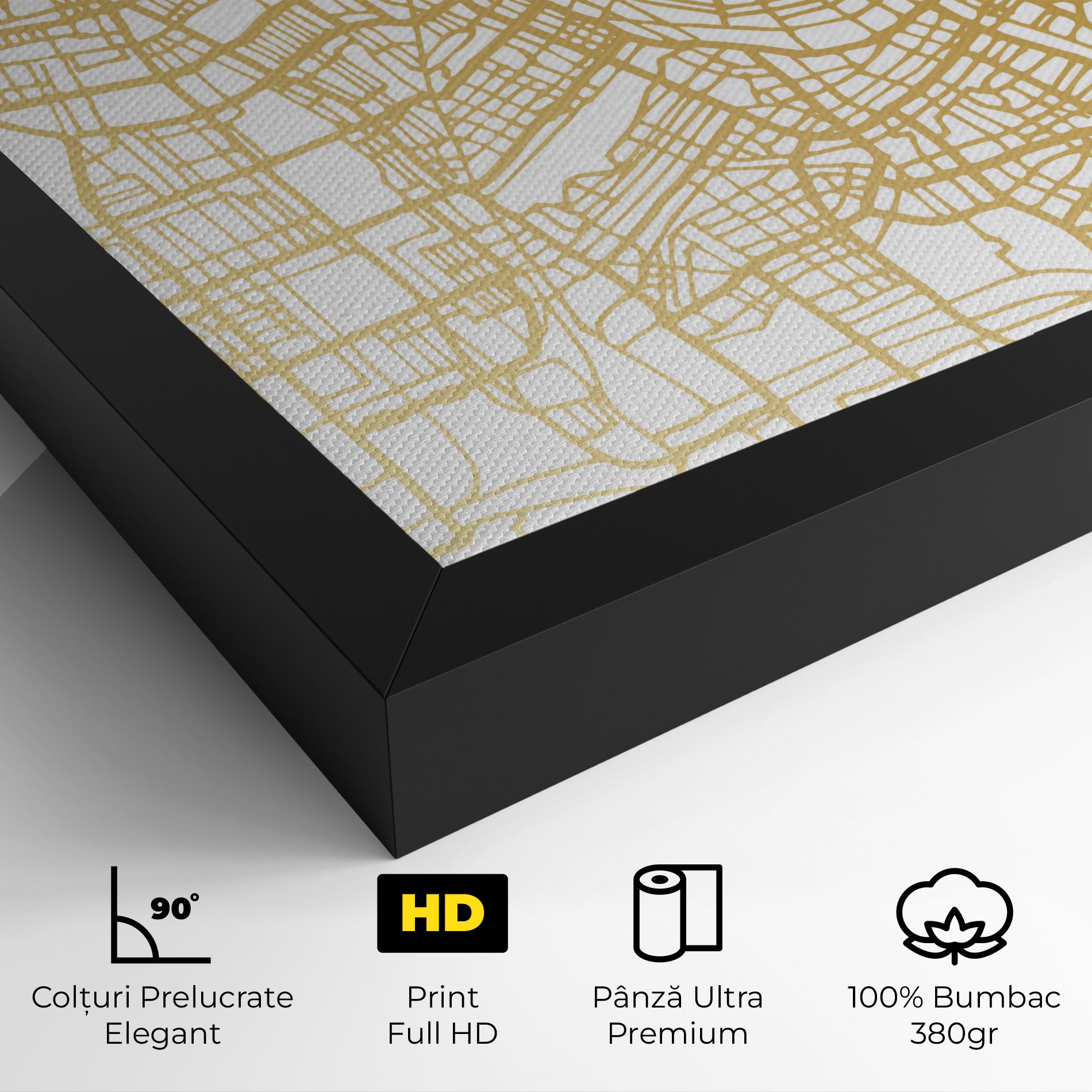 Amsterdam Gold Map mockup 4