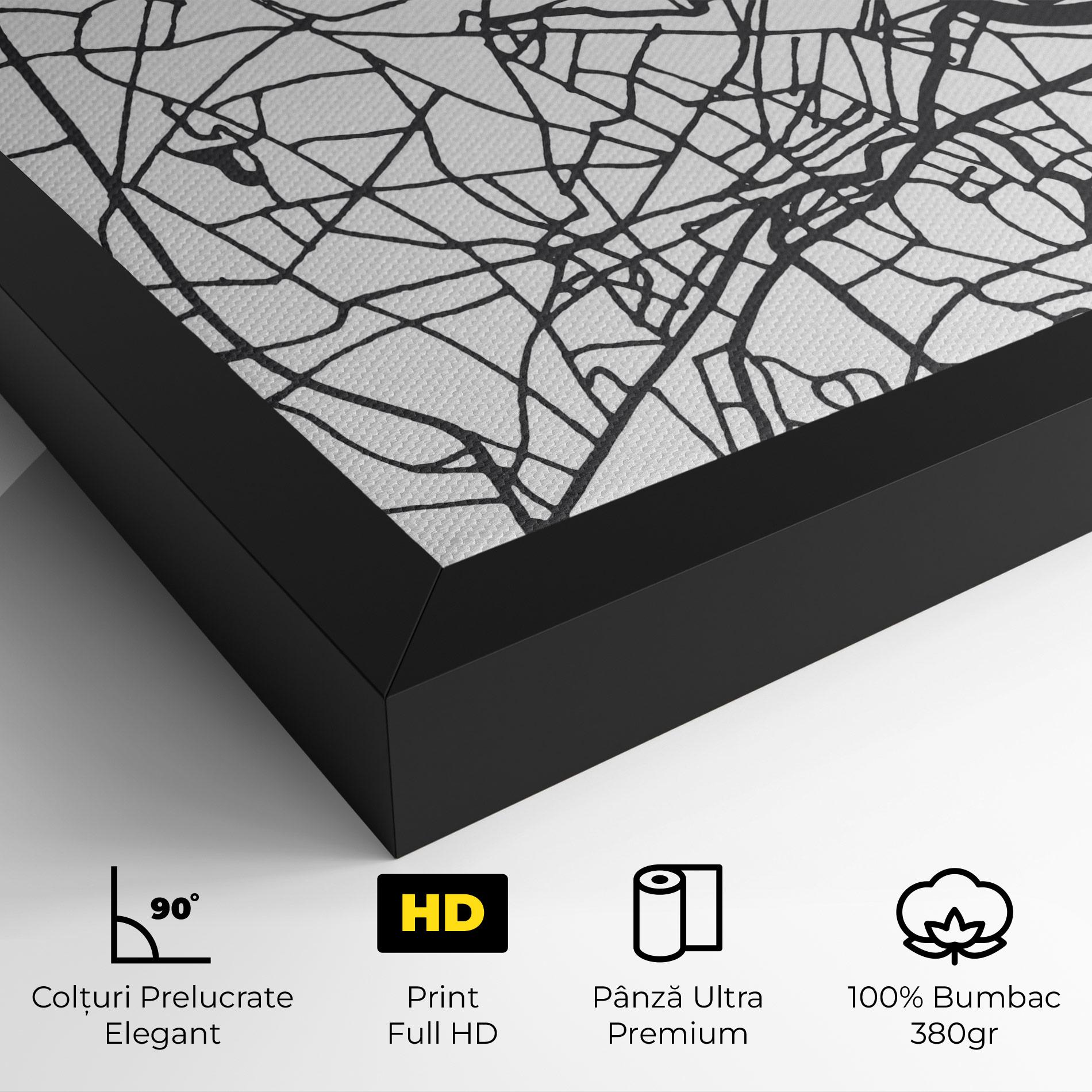 Tablou Canvas Ho Chi Minh Map mockup 4