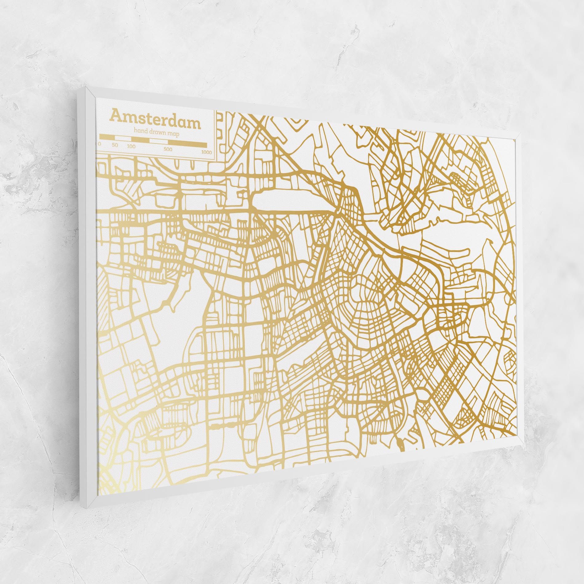 Amsterdam Gold Map mockup 1