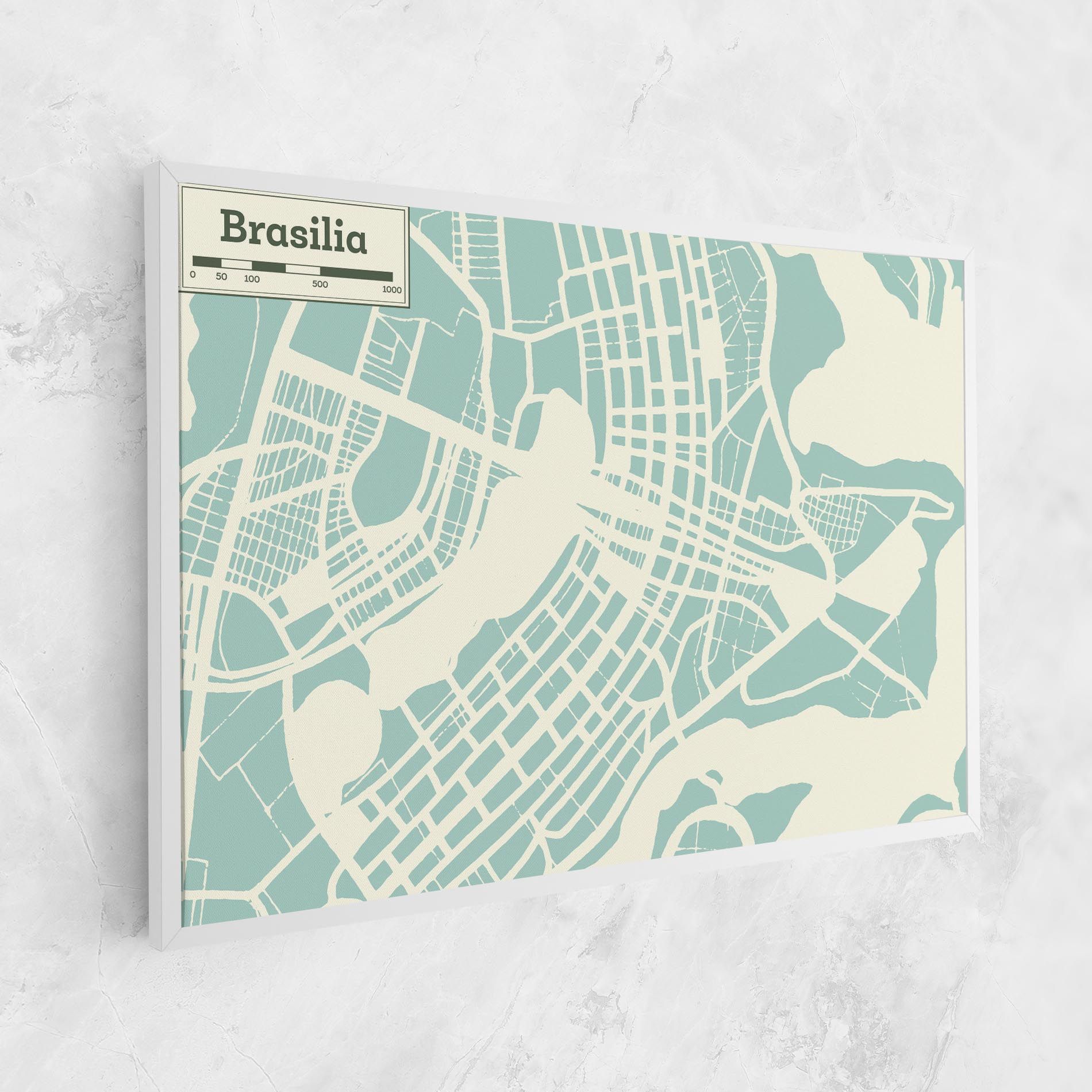 Brasilia Map mockup 1