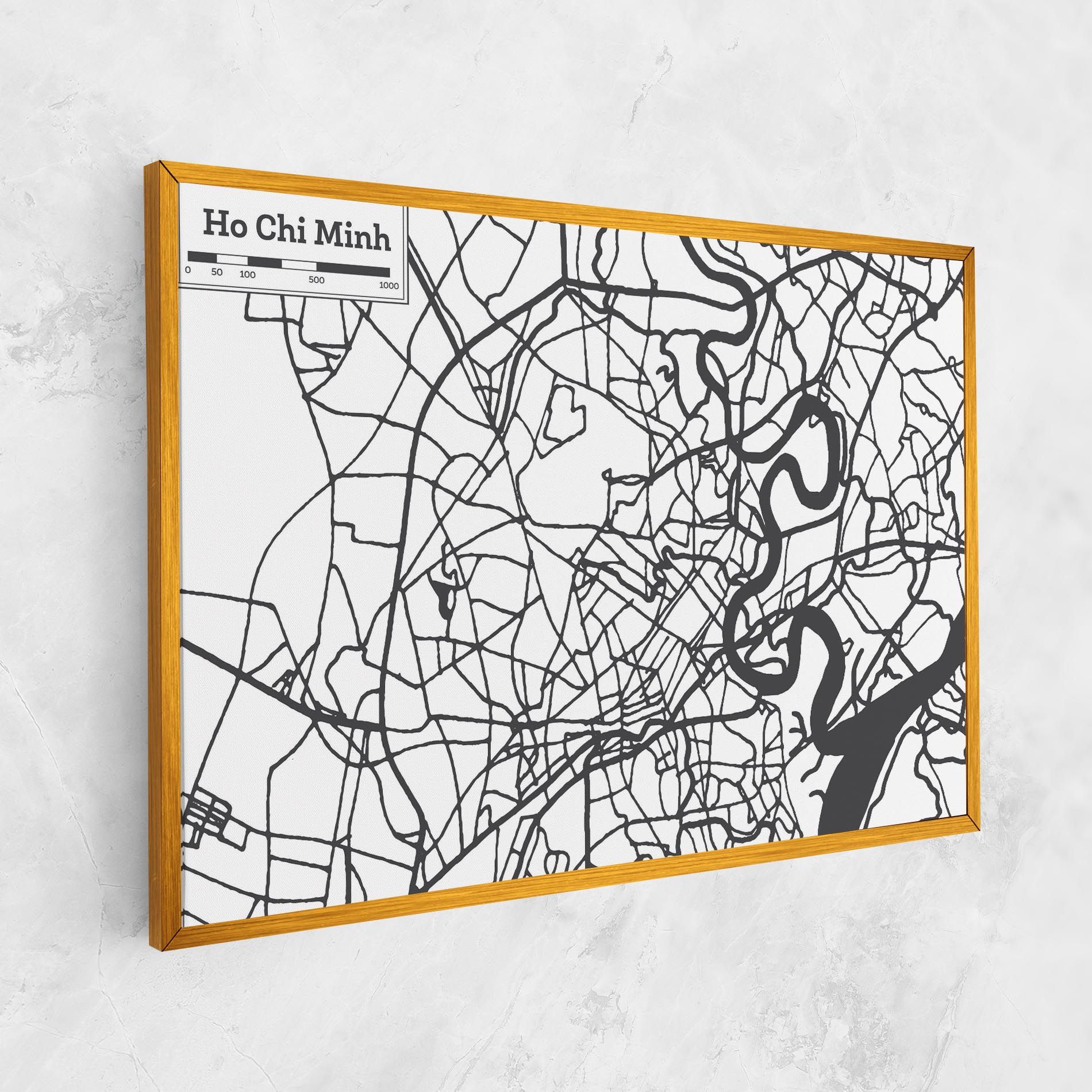 Ho Chi Minh Map mockup 1