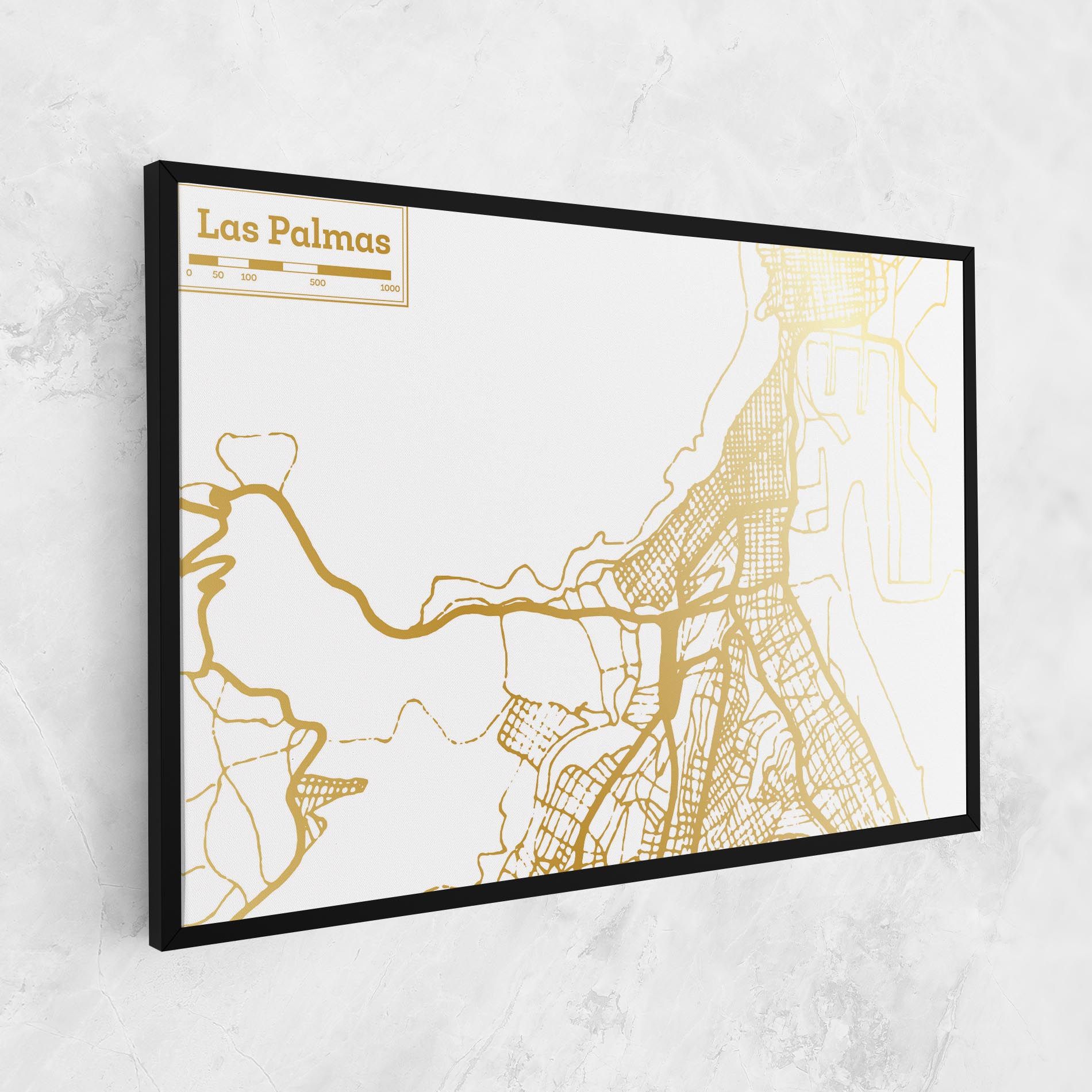 Las Palmas Gold Map mockup 1