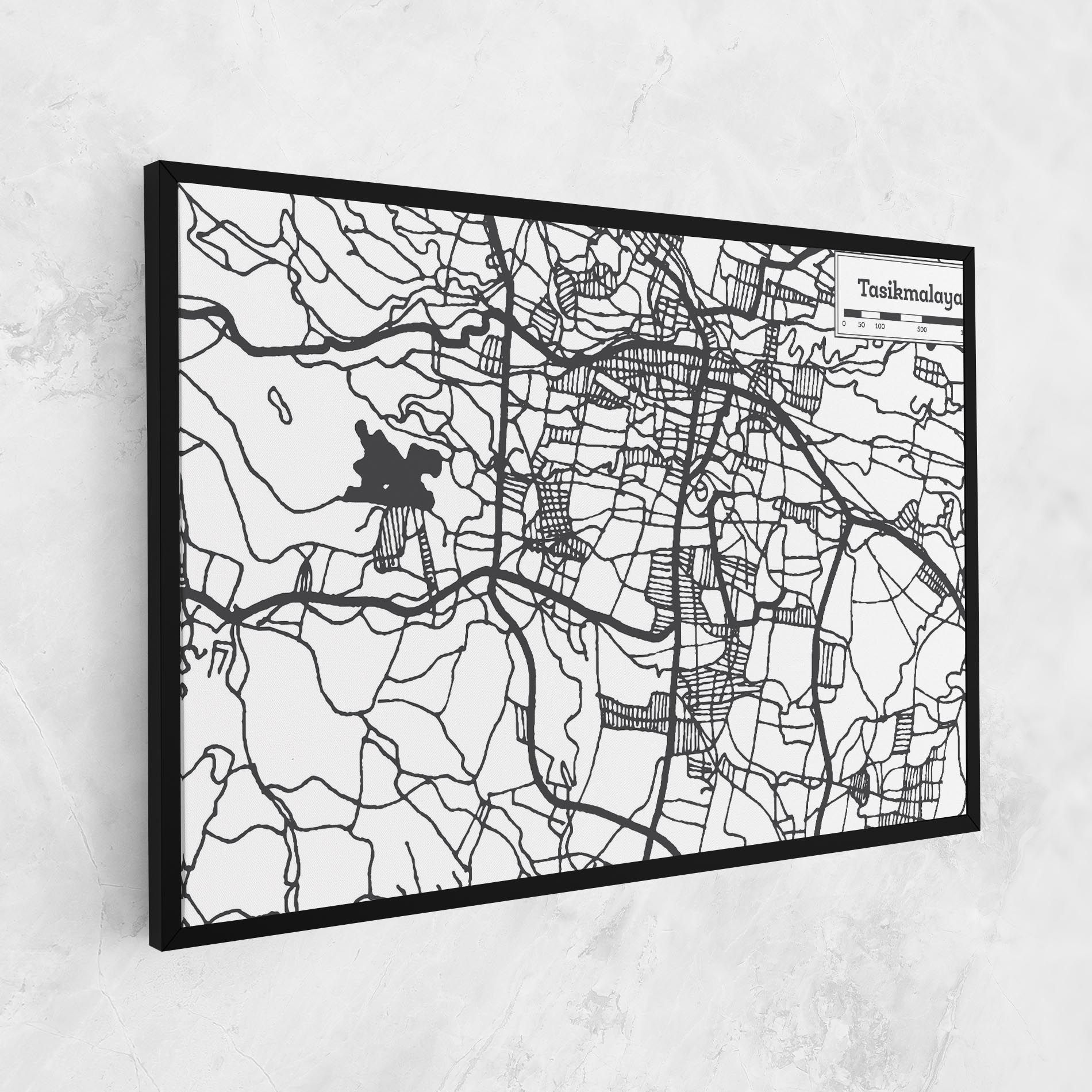 Tasikmalaya Map mockup 1