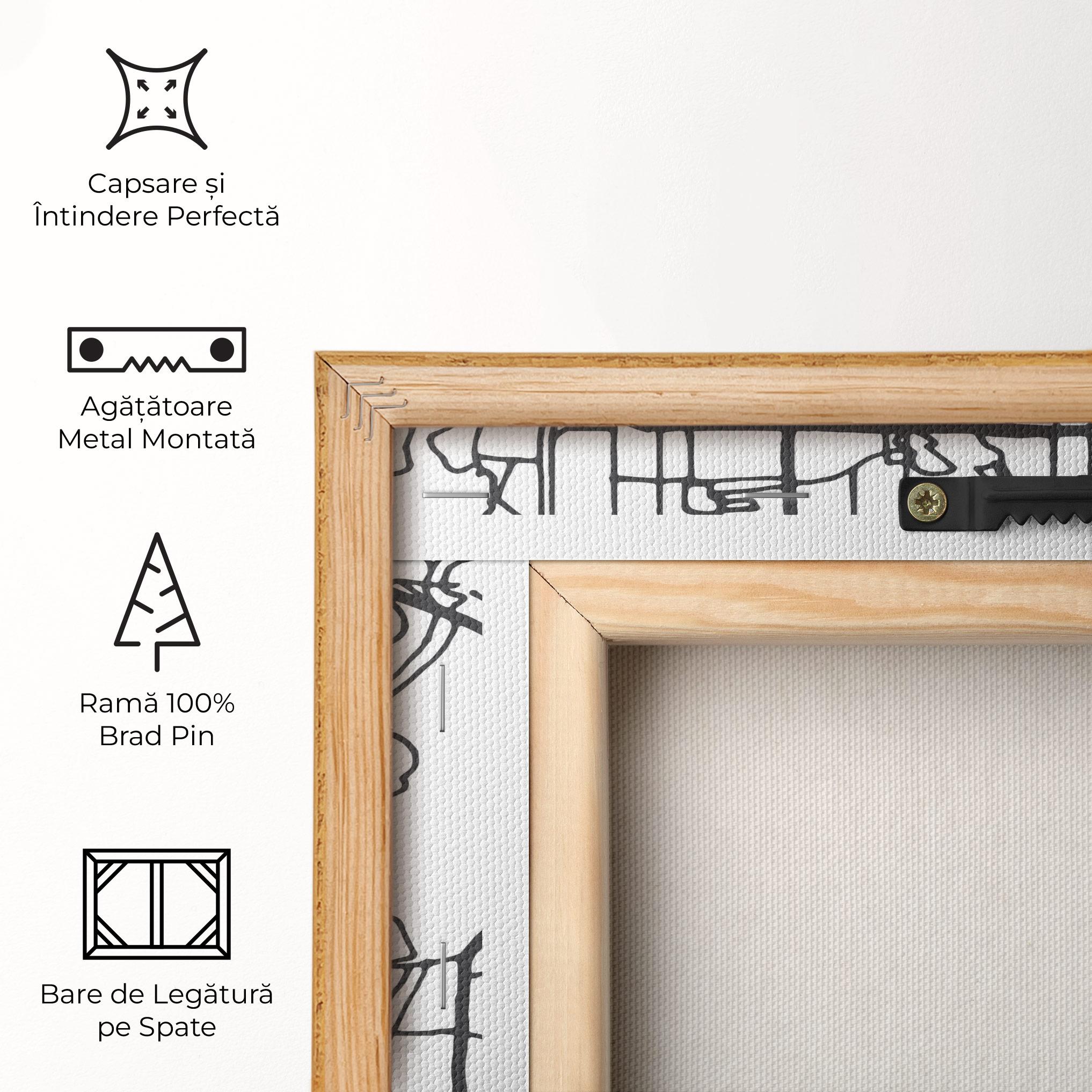 Tablou Canvas Kazan Map mockup 5