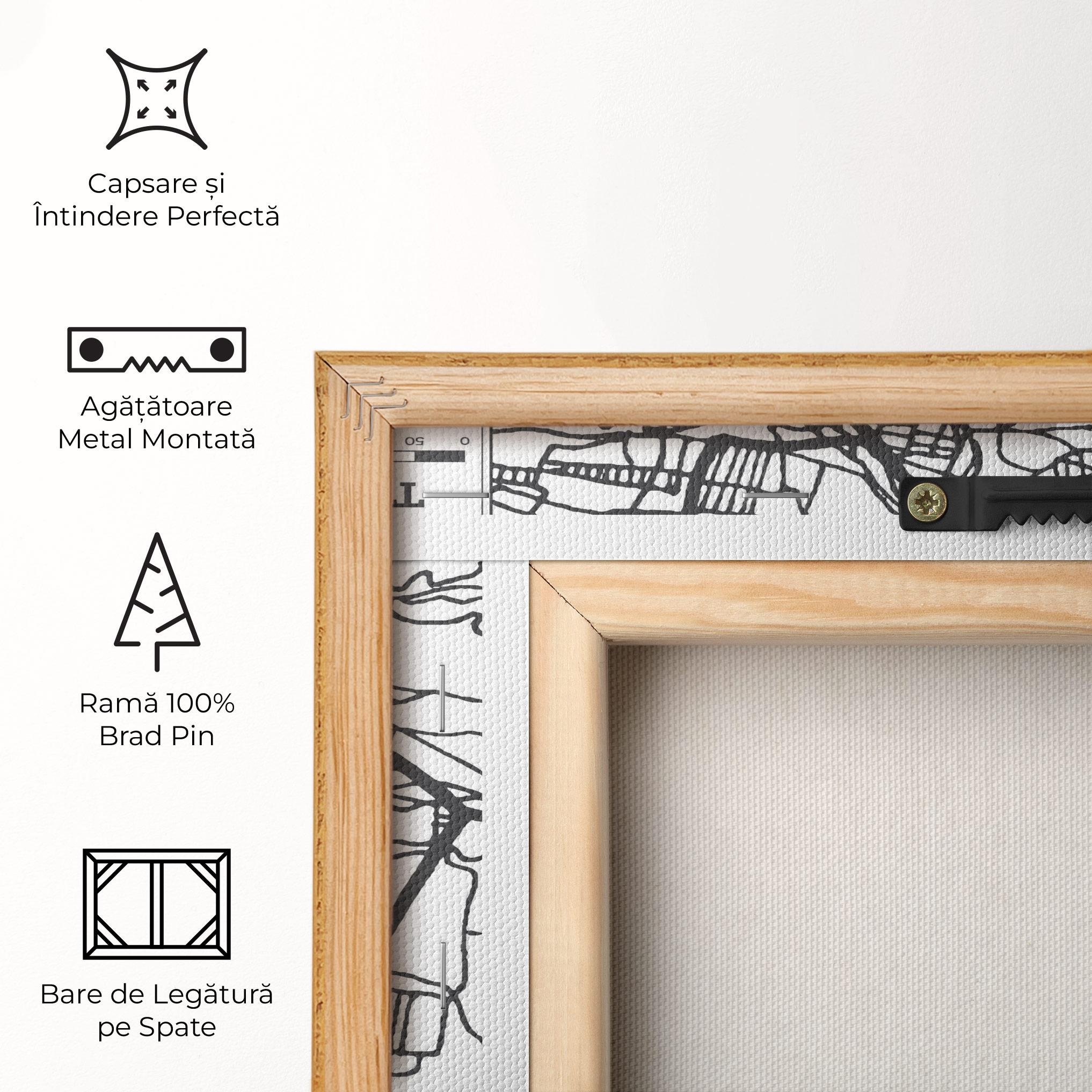 Tablou Canvas Tasikmalaya Map mockup 5